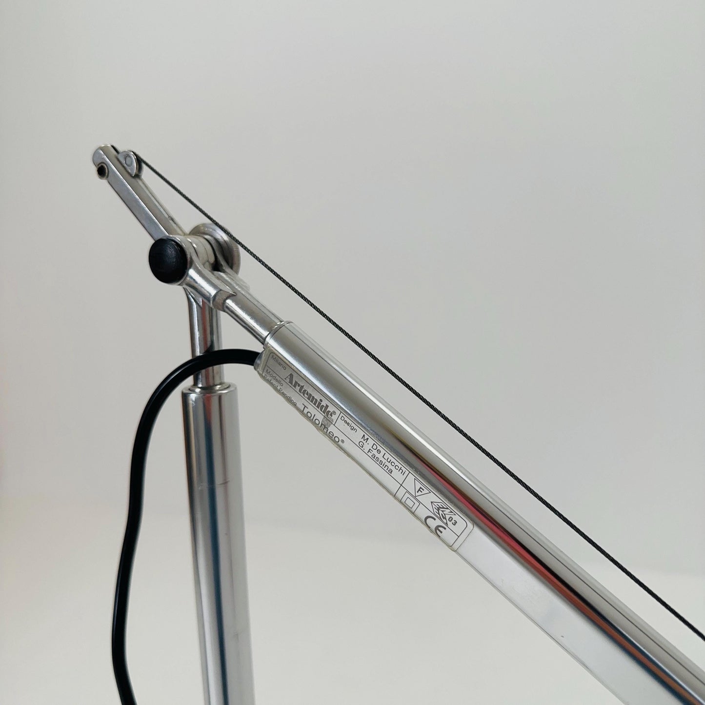 Iconic floor lamp by Michele de lucchi & ciancarlo fassina. Tolomeo, "Terra" for Artemide, Italy