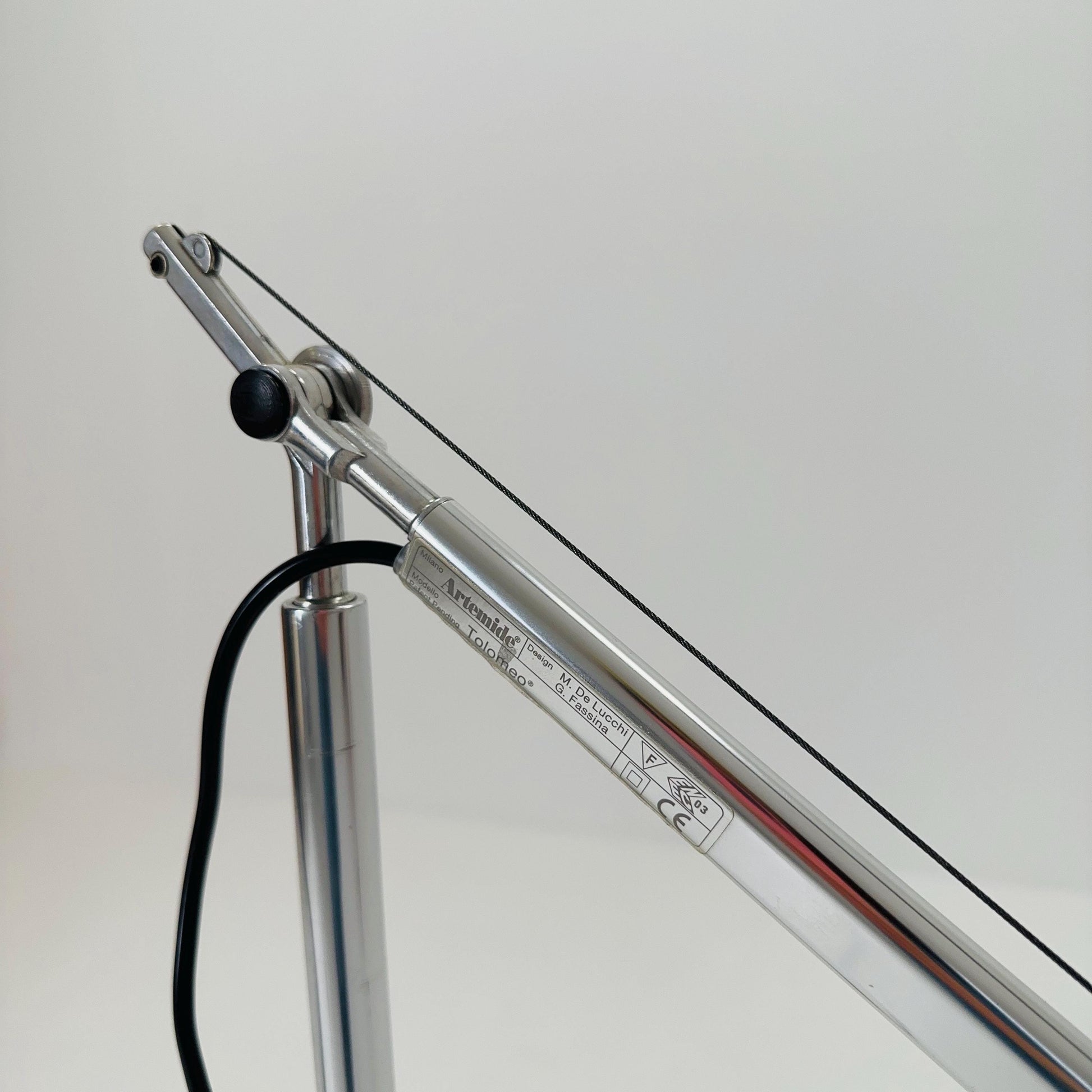 Iconic floor lamp by Michele de lucchi & ciancarlo fassina. Tolomeo, "Terra" for Artemide, Italy