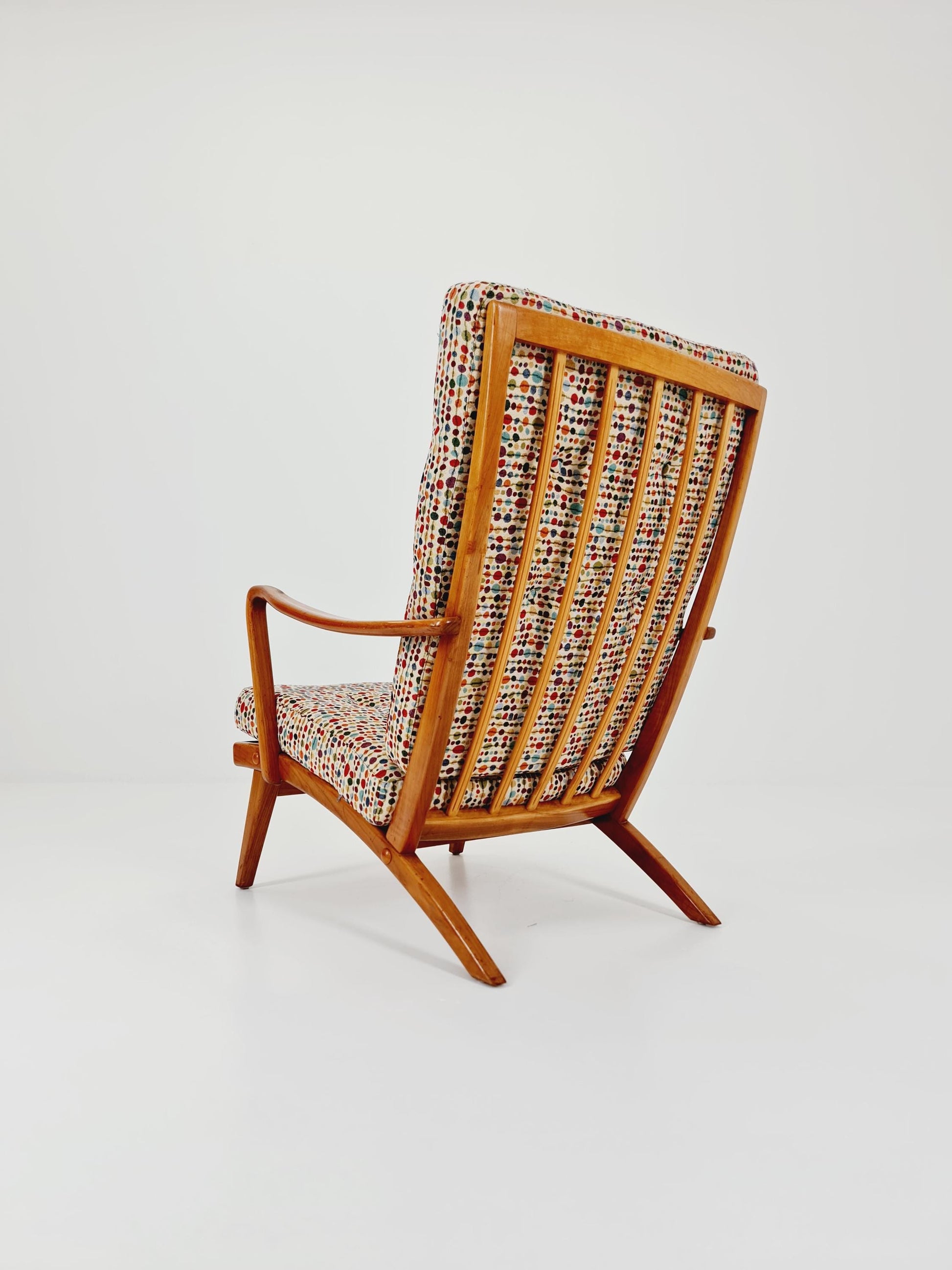 Rare Midcentury German club lounge chair, 1950s