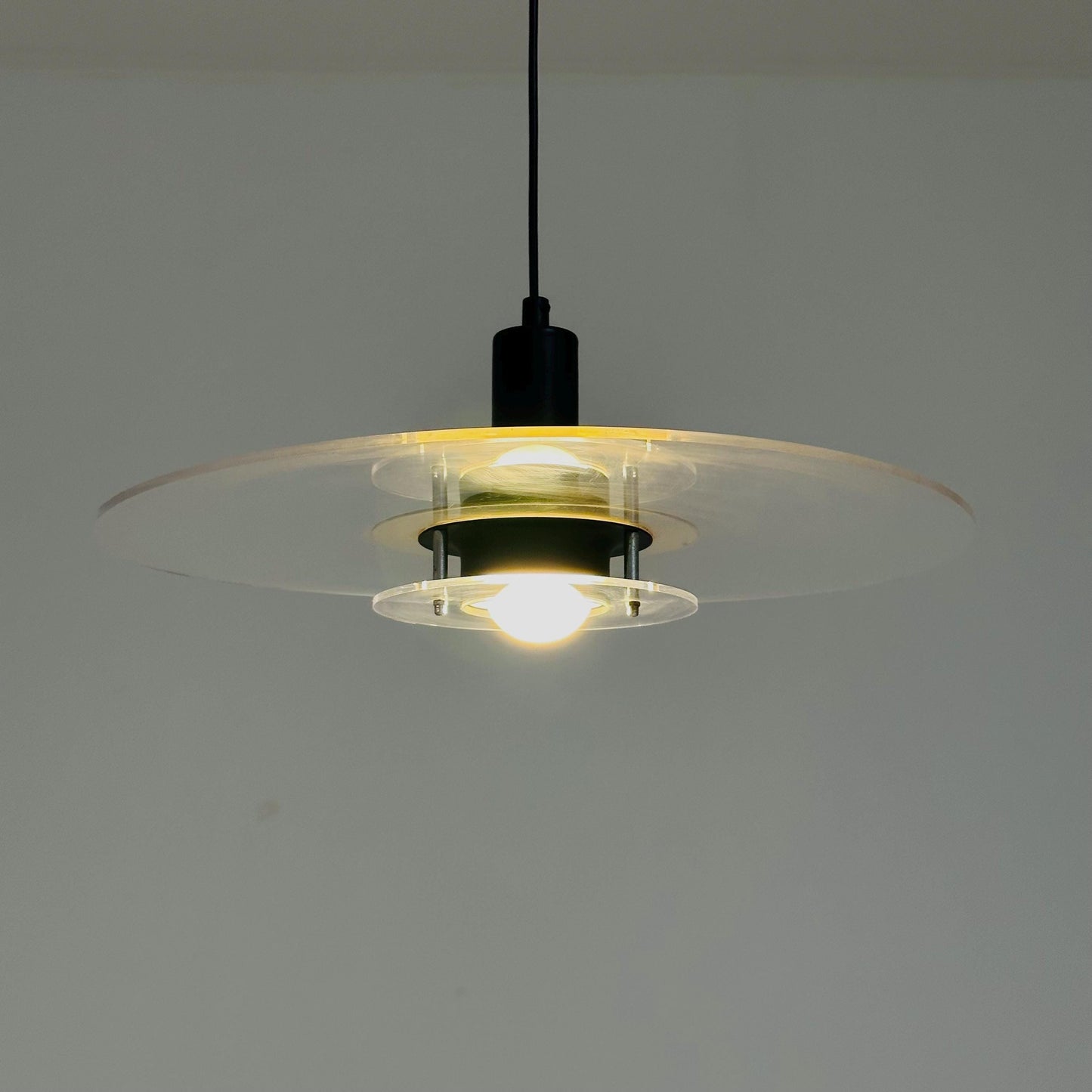 Mid Century Space Age T712 Ceiling Lamp by Ettore Sottsass for IKEA, 1970s Sweden