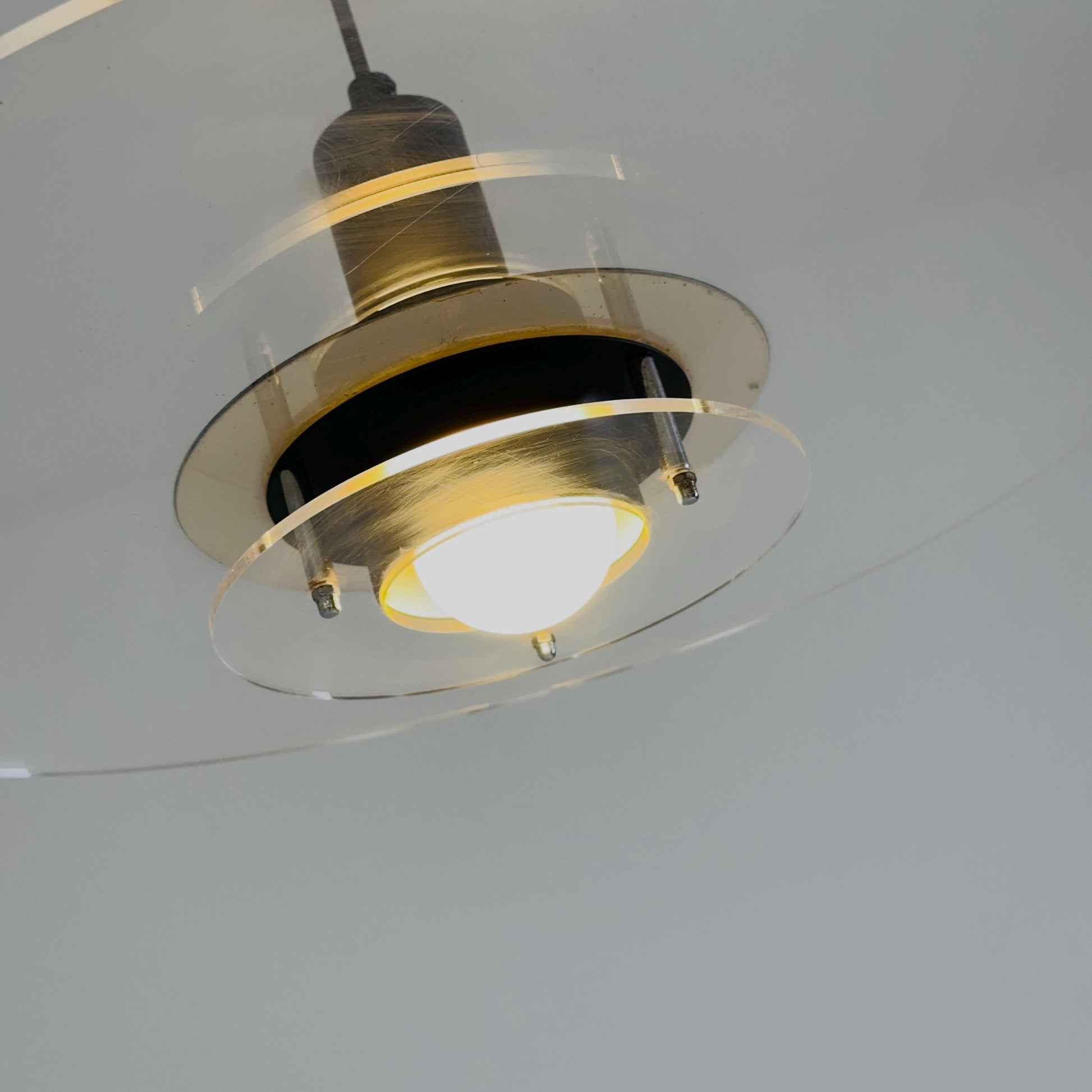 Mid Century Space Age T712 Ceiling Lamp by Ettore Sottsass for IKEA, 1970s Sweden