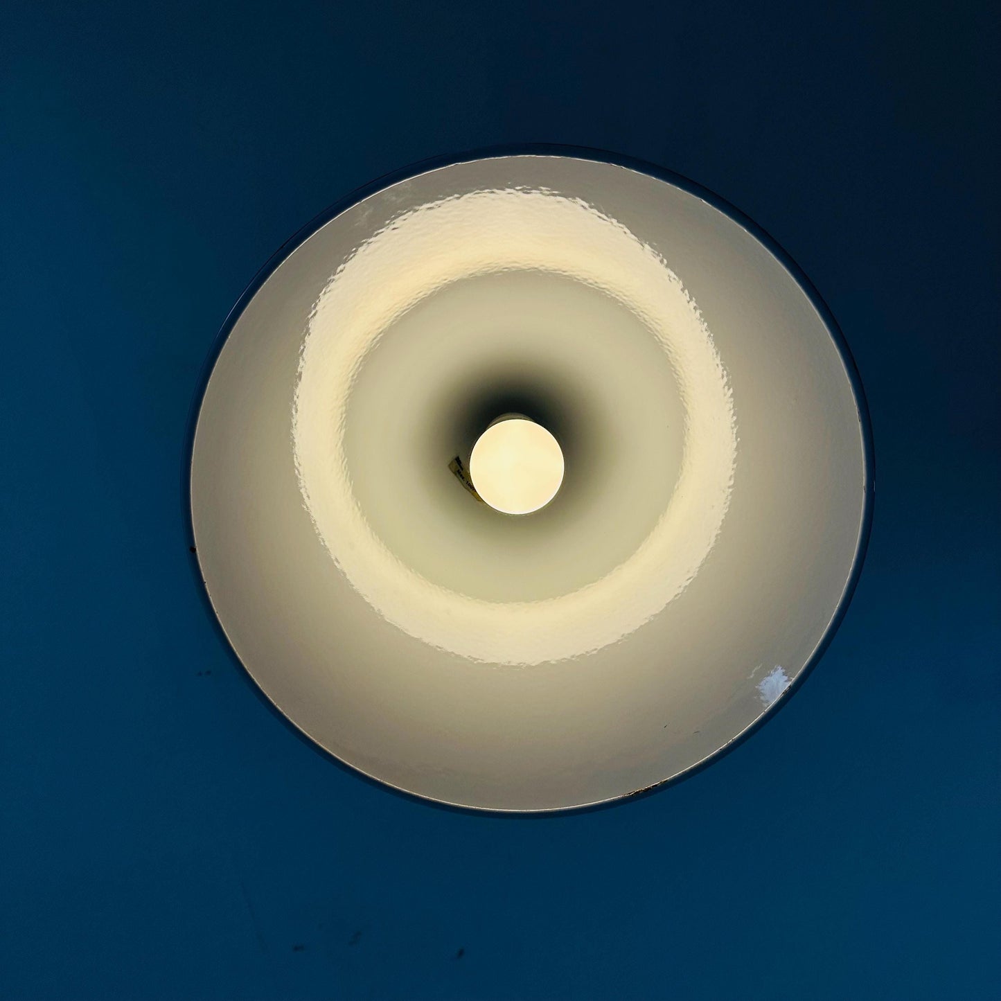 Rare Mid Century Arne Jacobsen Orange Corn Pendant Billiard Lamp for Louis Poulsen, 1960s Denmark