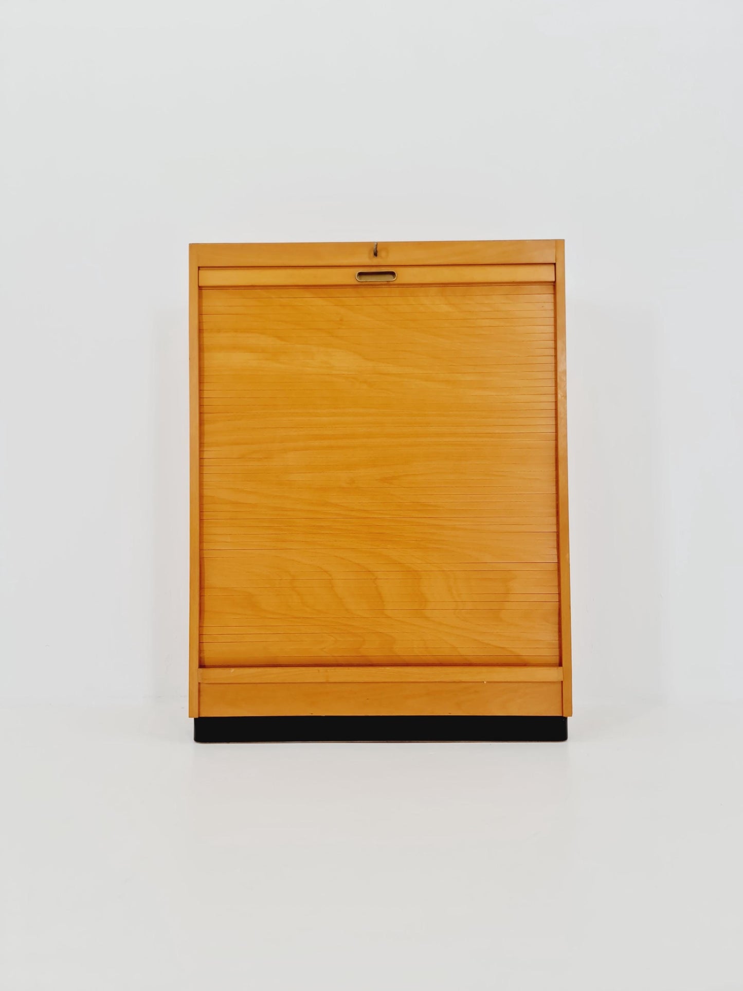 Bauhaus German roll document cabinet Wood by Koncord Möbel , 1930s