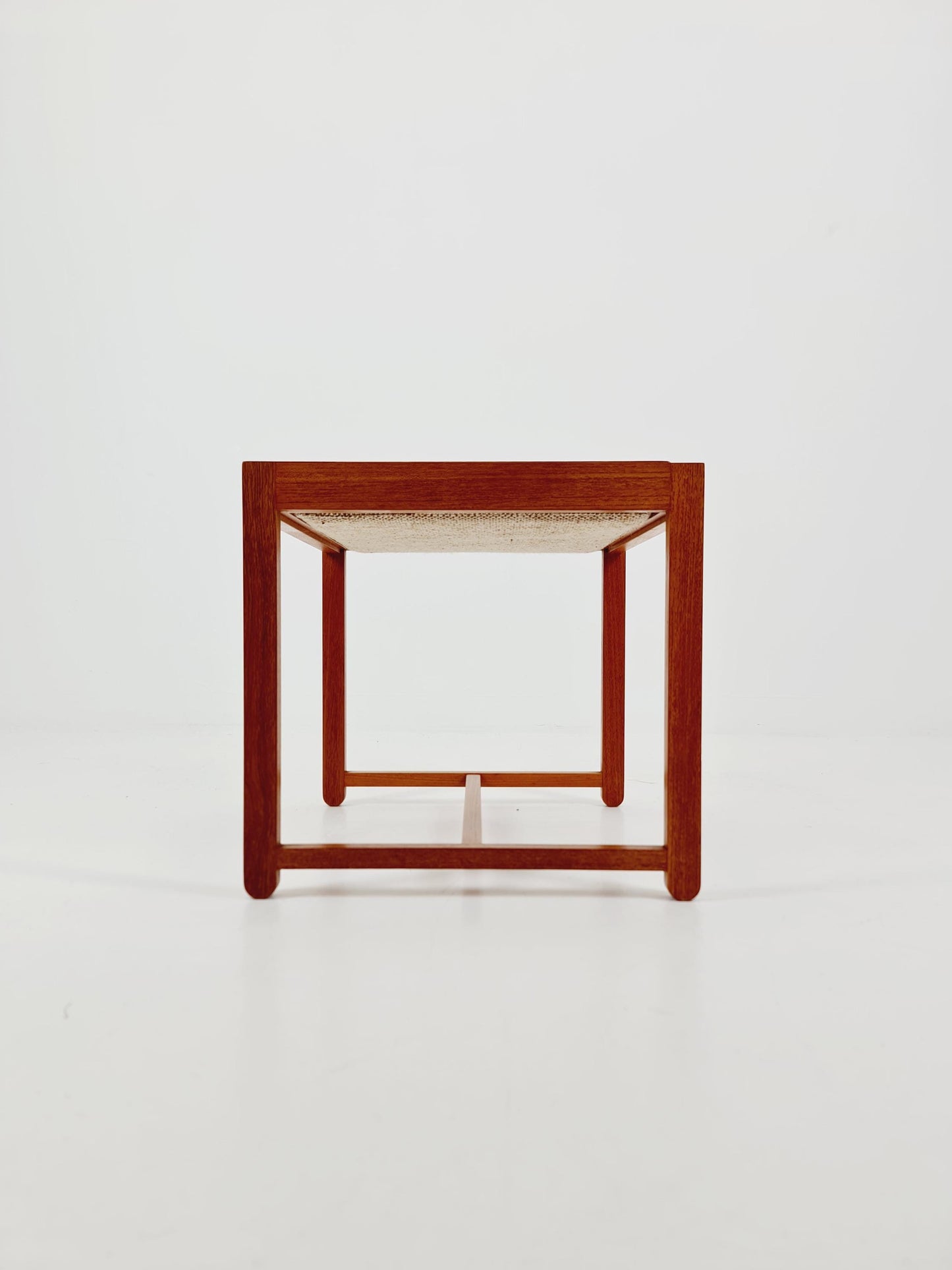 Danish Teak solid Ottoman / side table By Erik buch for O.D Möbler 1960s