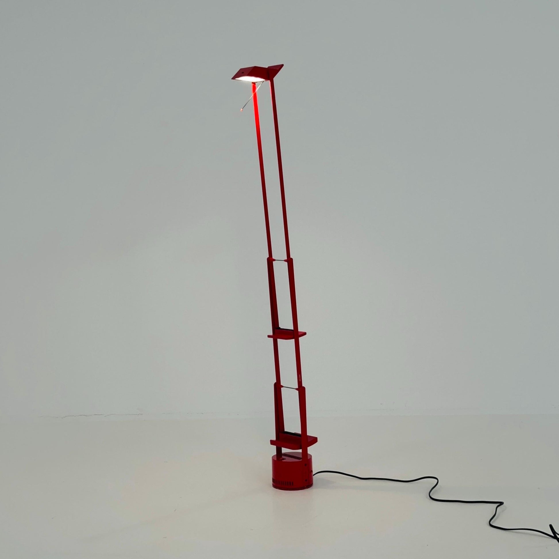Mid century Red Italian Tizio Table Lamp by Richard Sapper for Artemide – 1970s Italy