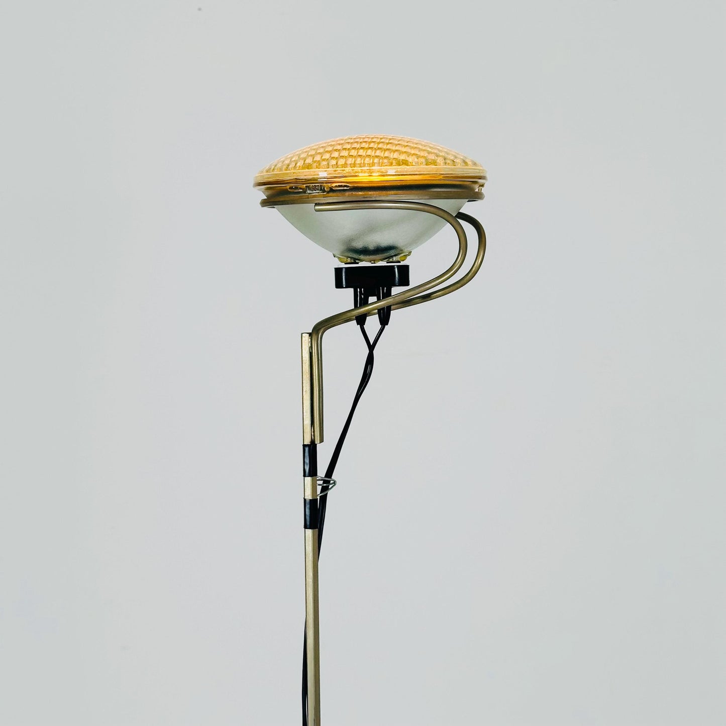 Mid-Century Italian Toio Floor Lamp by Castiglioni Brothers for Flos, 1960s