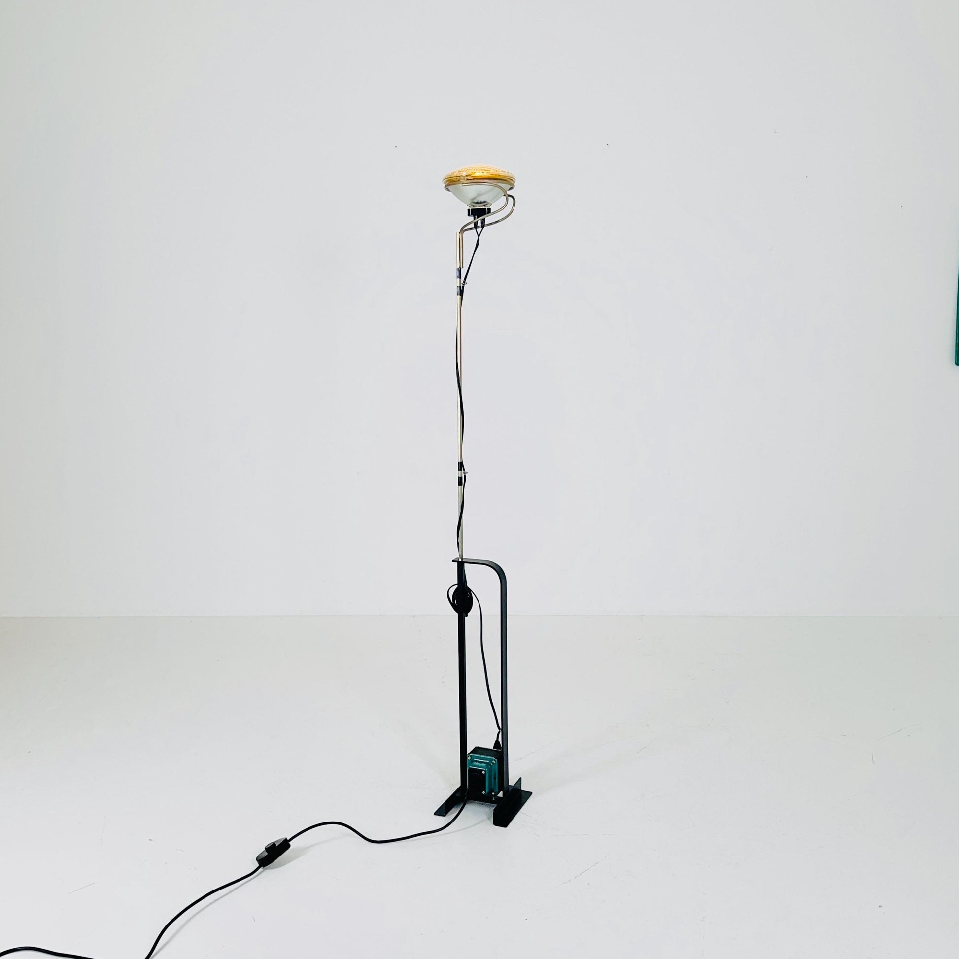 Mid-Century Italian Toio Floor Lamp by Castiglioni Brothers for Flos, 1960s
