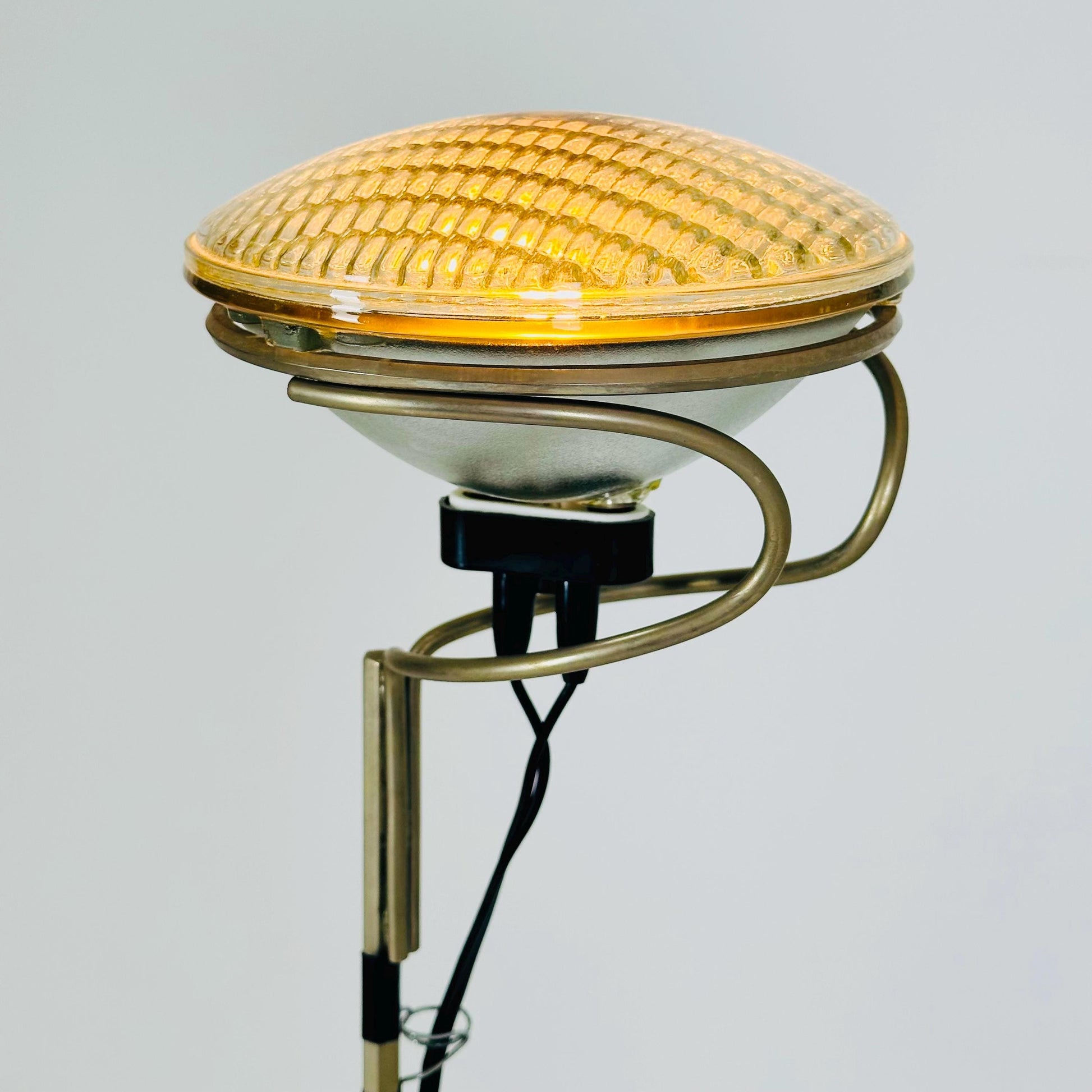 Mid-Century Italian Toio Floor Lamp by Castiglioni Brothers for Flos, 1960s