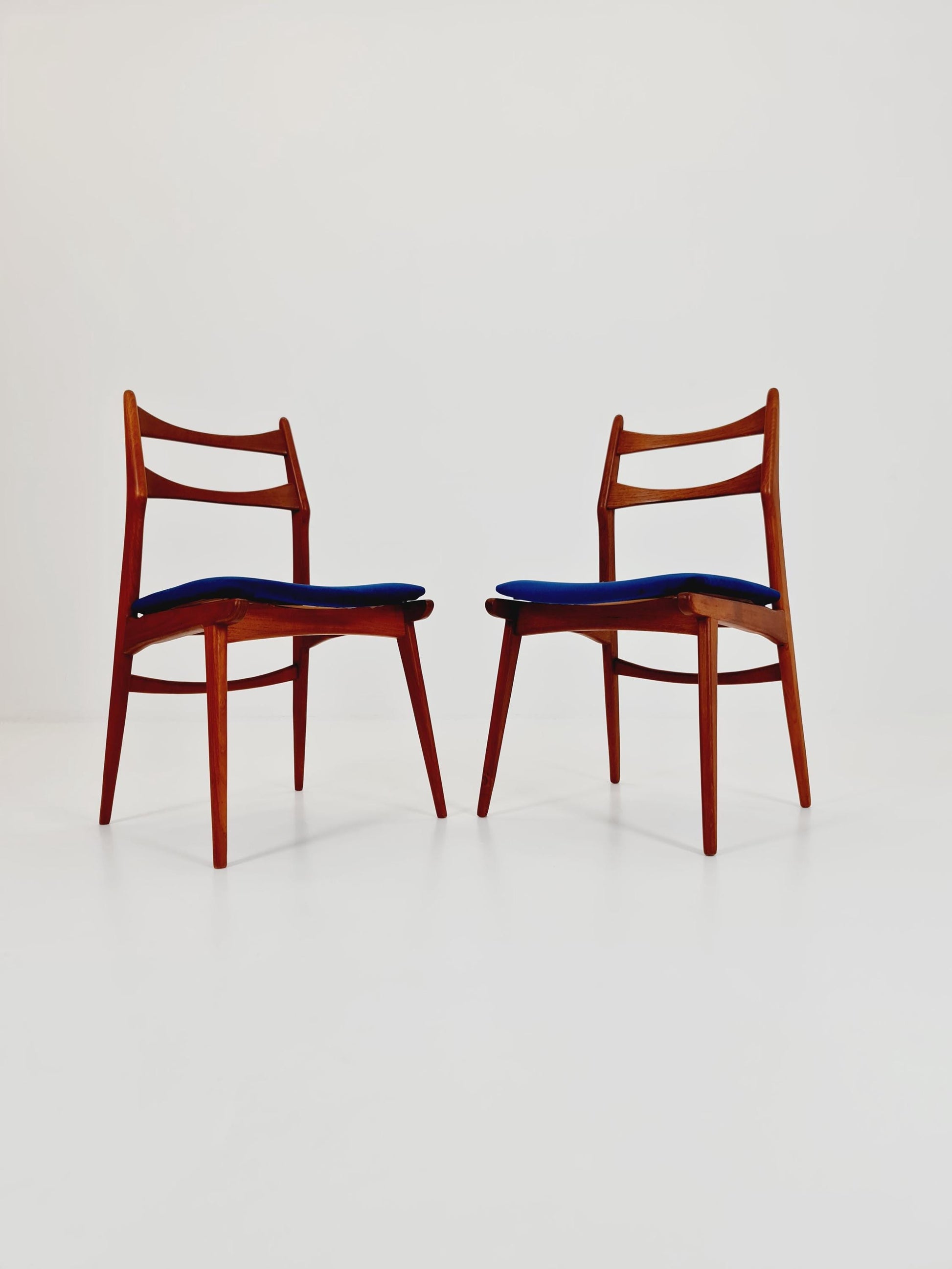 Vintage Teak Dining Chairs from Habeo Germany, 1960s, Set of 2