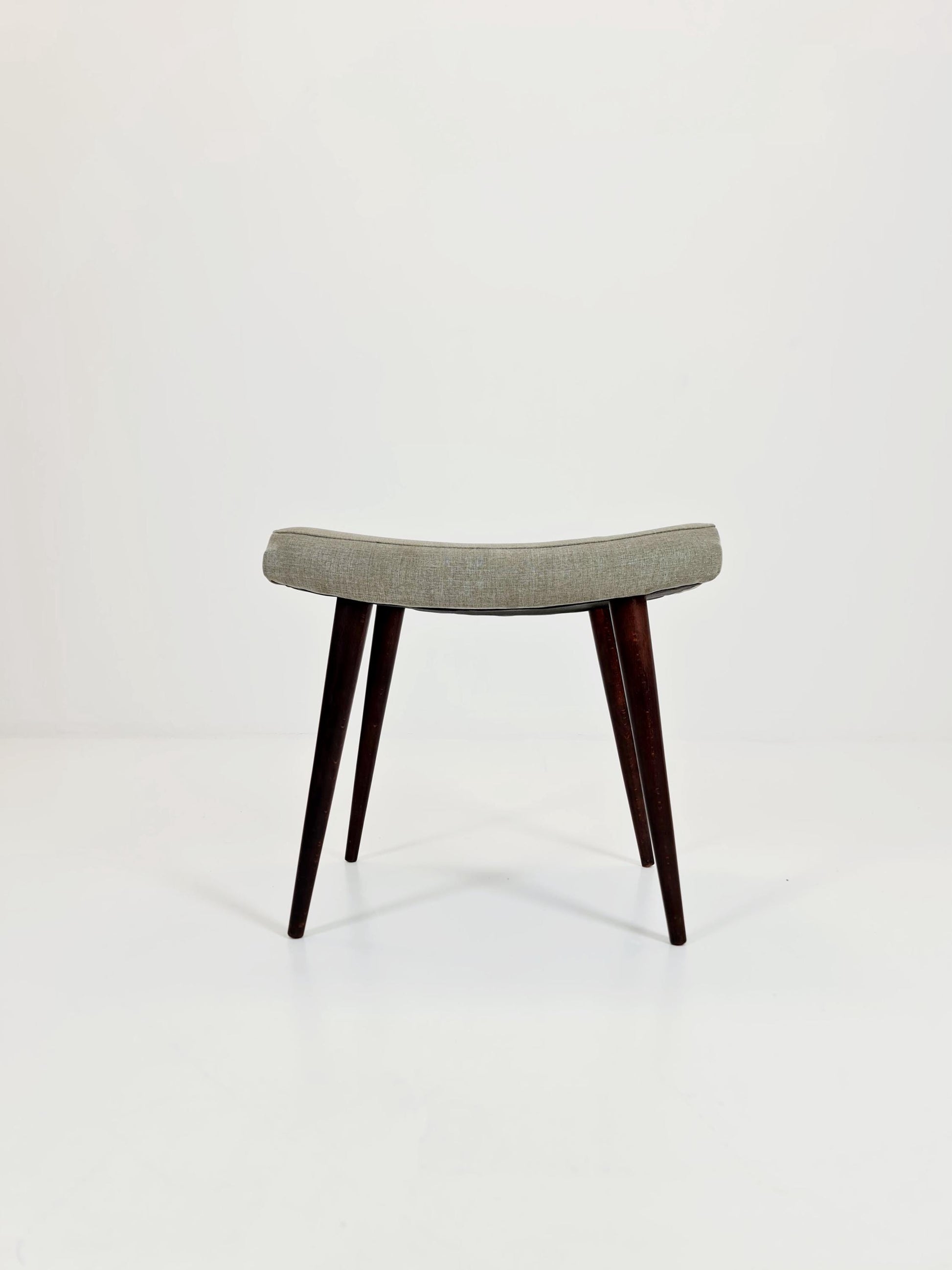 Mid century modern German ottoman/footstool make up stool from the 50s