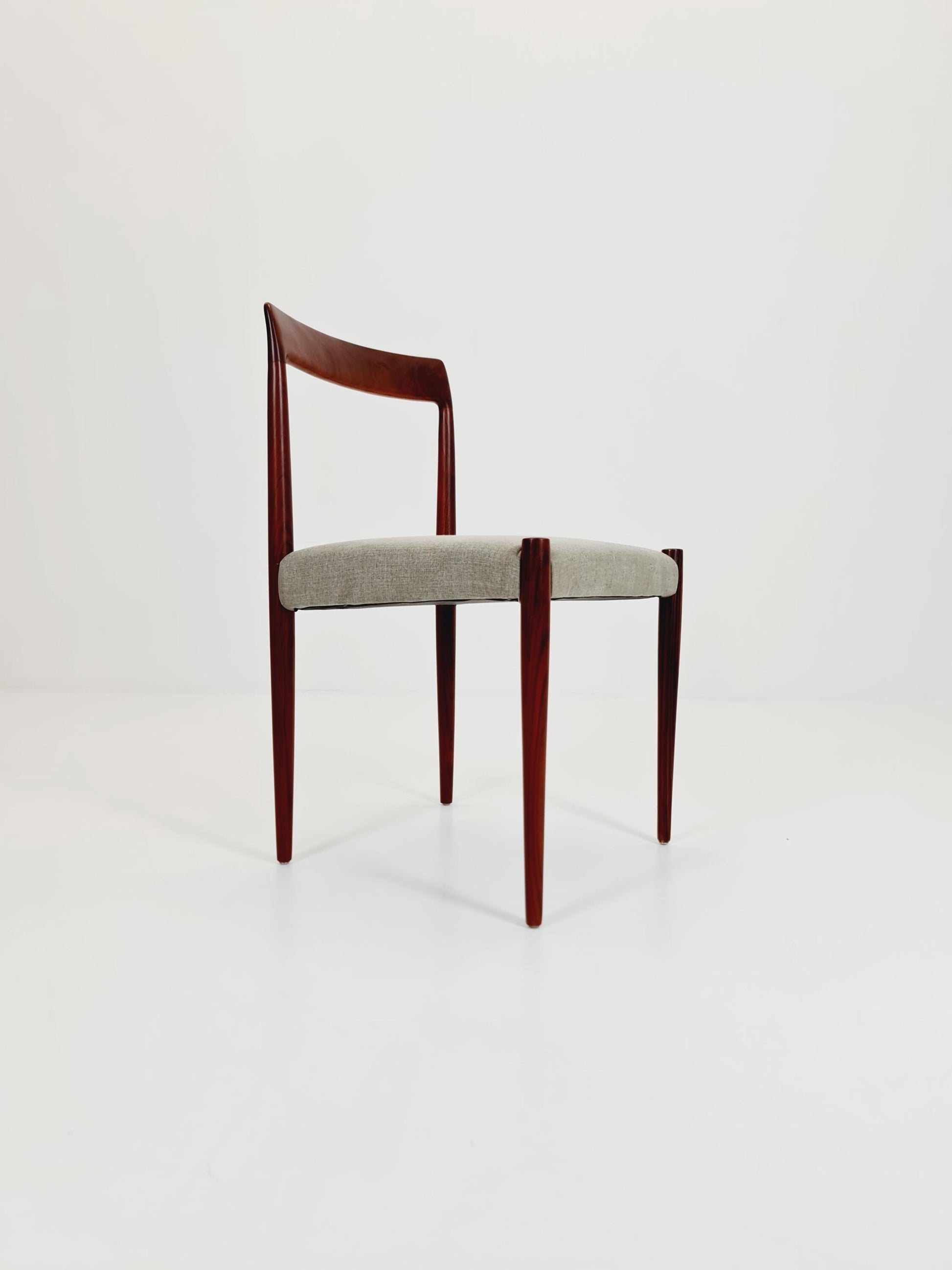 Mid Century Rosewood German chair by Lübke, 1960s