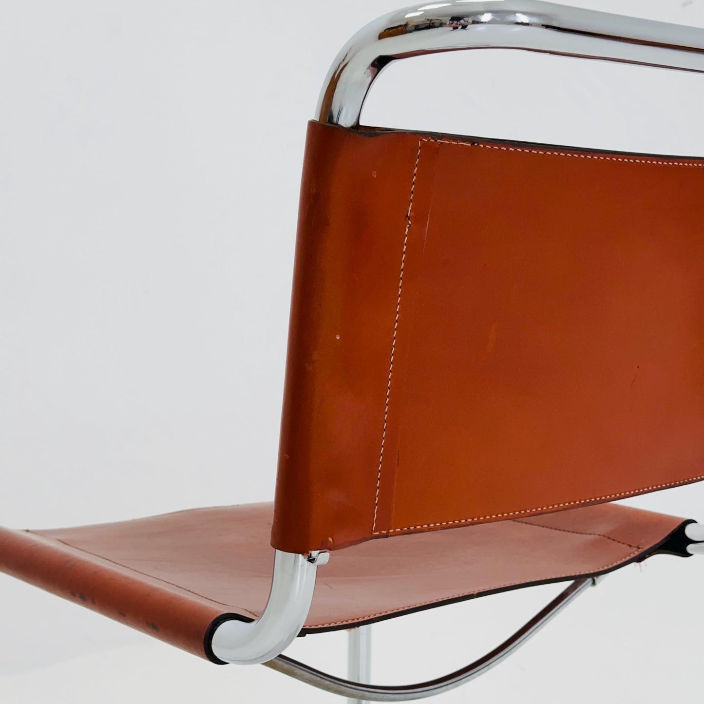 1 of 4 Mid-Century S33 Chair by Mart Stam for Fasem, 1980s Italy