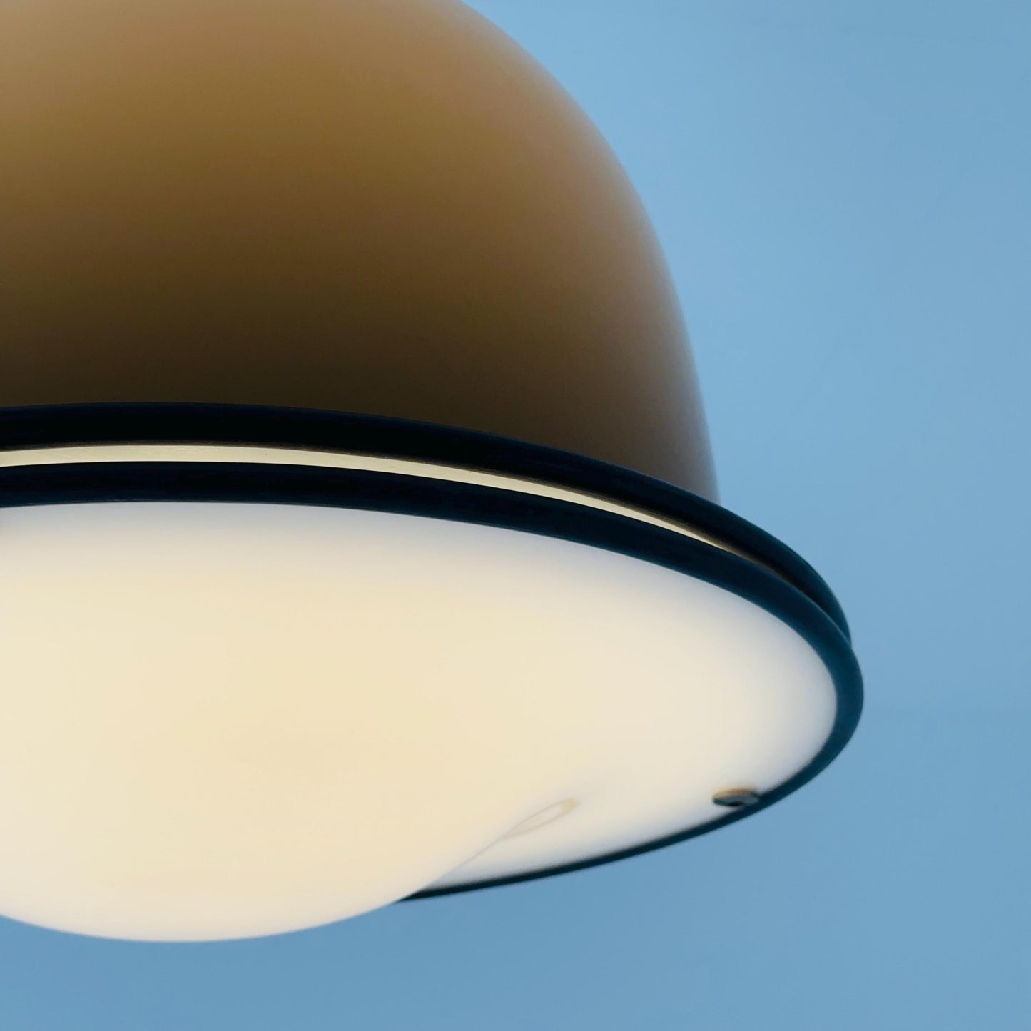 Rare Mid century Harvey Guzzini Pendant Lamp, 1970s Italy