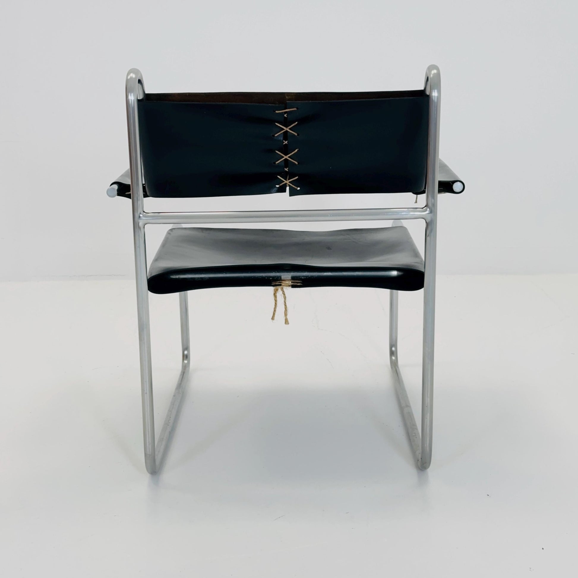 Mid-Century Modern Bauhaus Lounge Chair by Marcel Breuer’s – Italy, 1980s