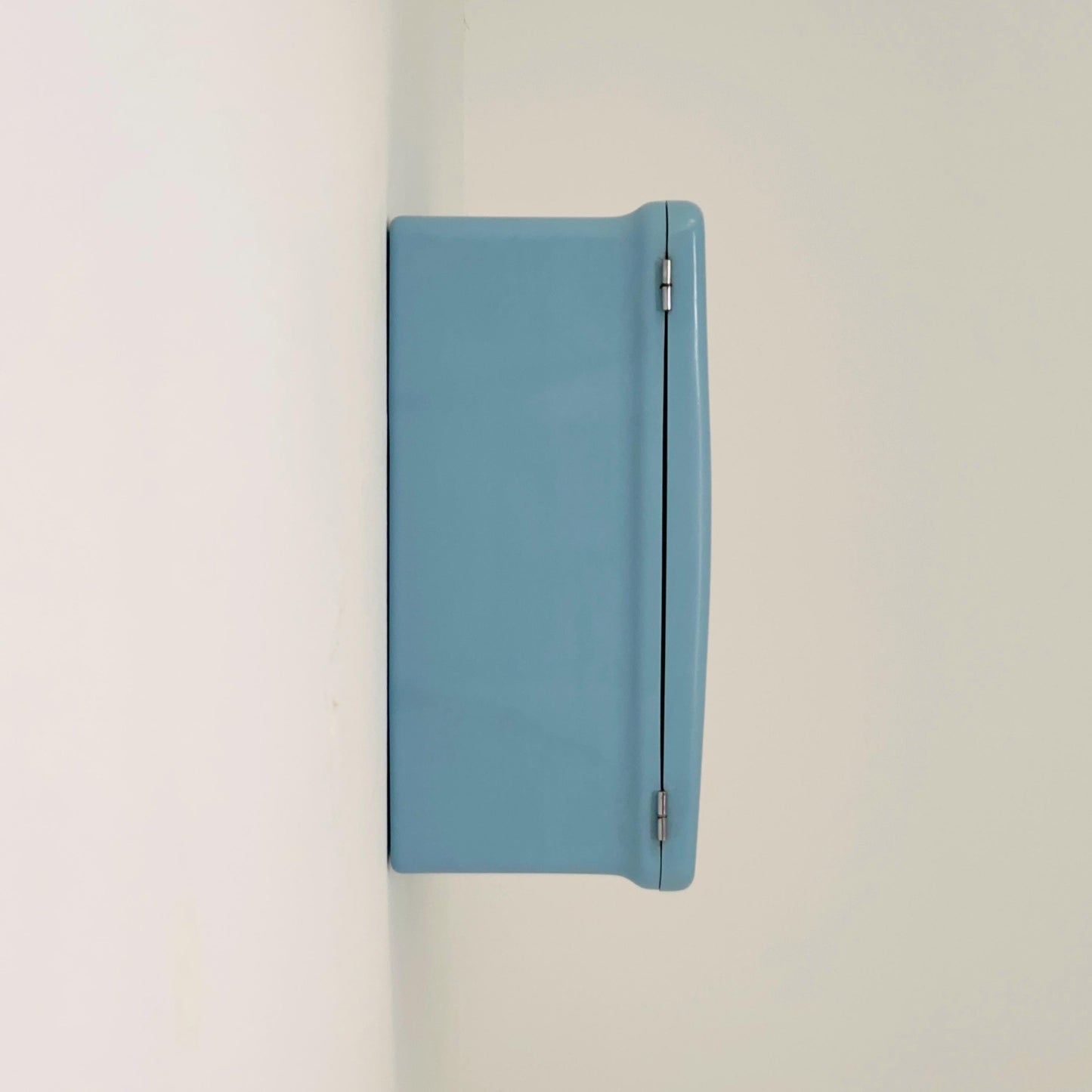 Mid century ‘Spluga’ Bathroom Cabinet by Prodotti CM Torino, 1970s | Blue Turquoise Cabinet | Italian Pharmacy Cabinet