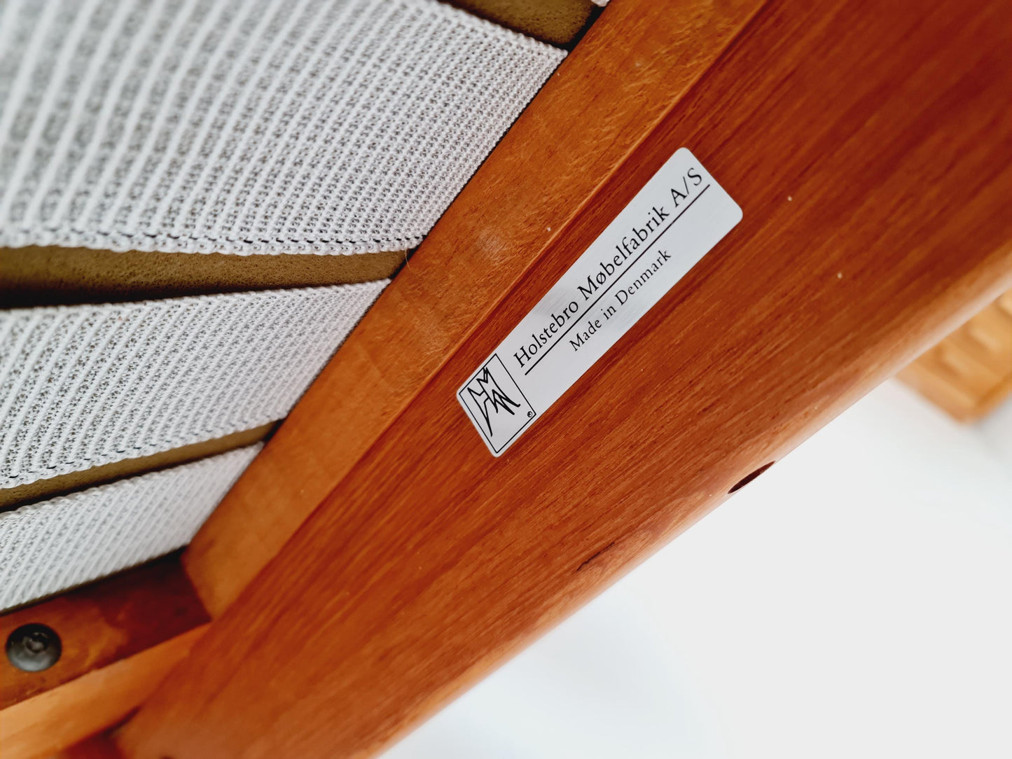 1 of 2 Mid century teak easy lounge chairs by Holstebro Möbelfabrik A/S , 1960s