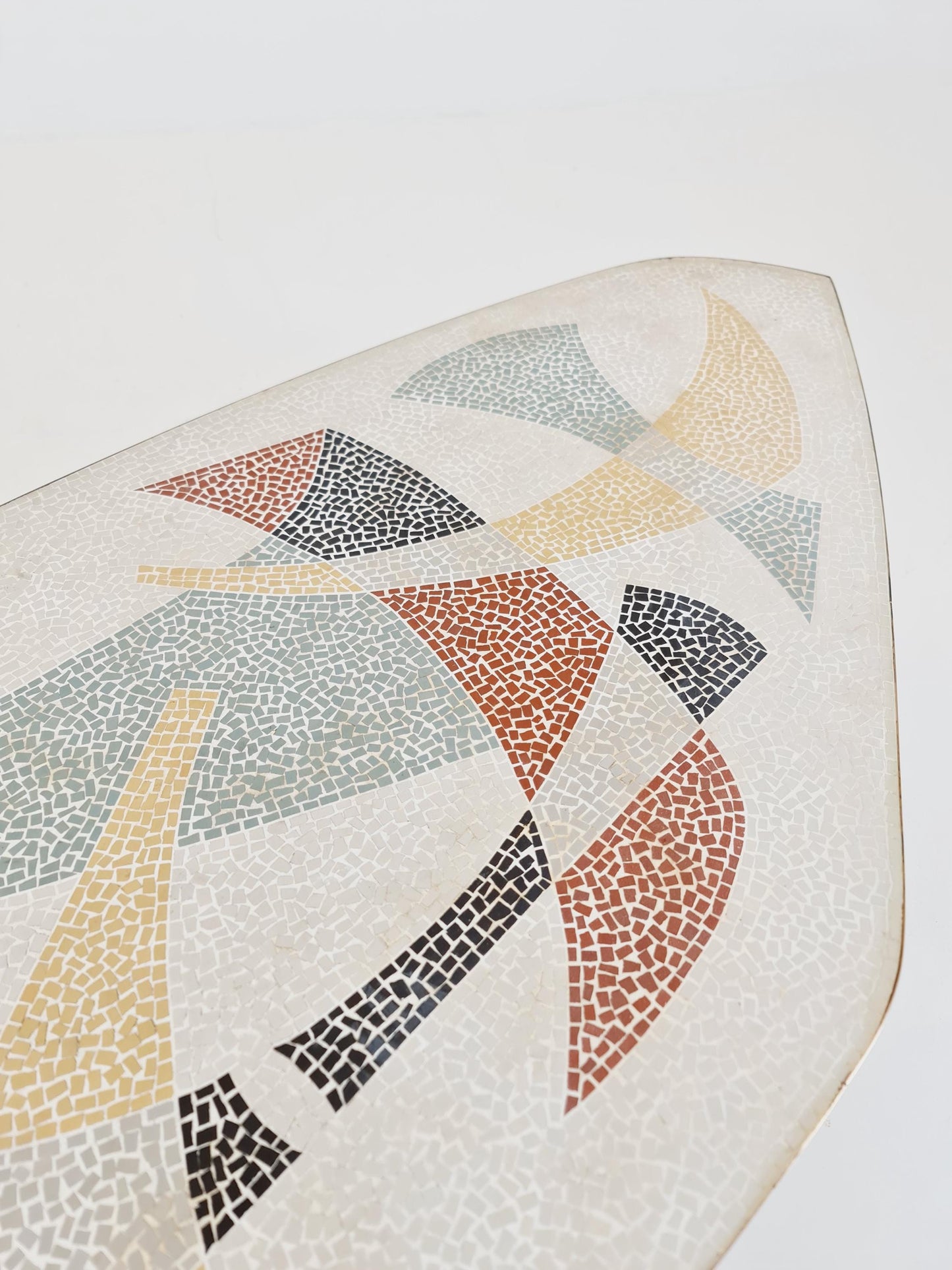 Rare vintage mosaic coffee table from the 60s,