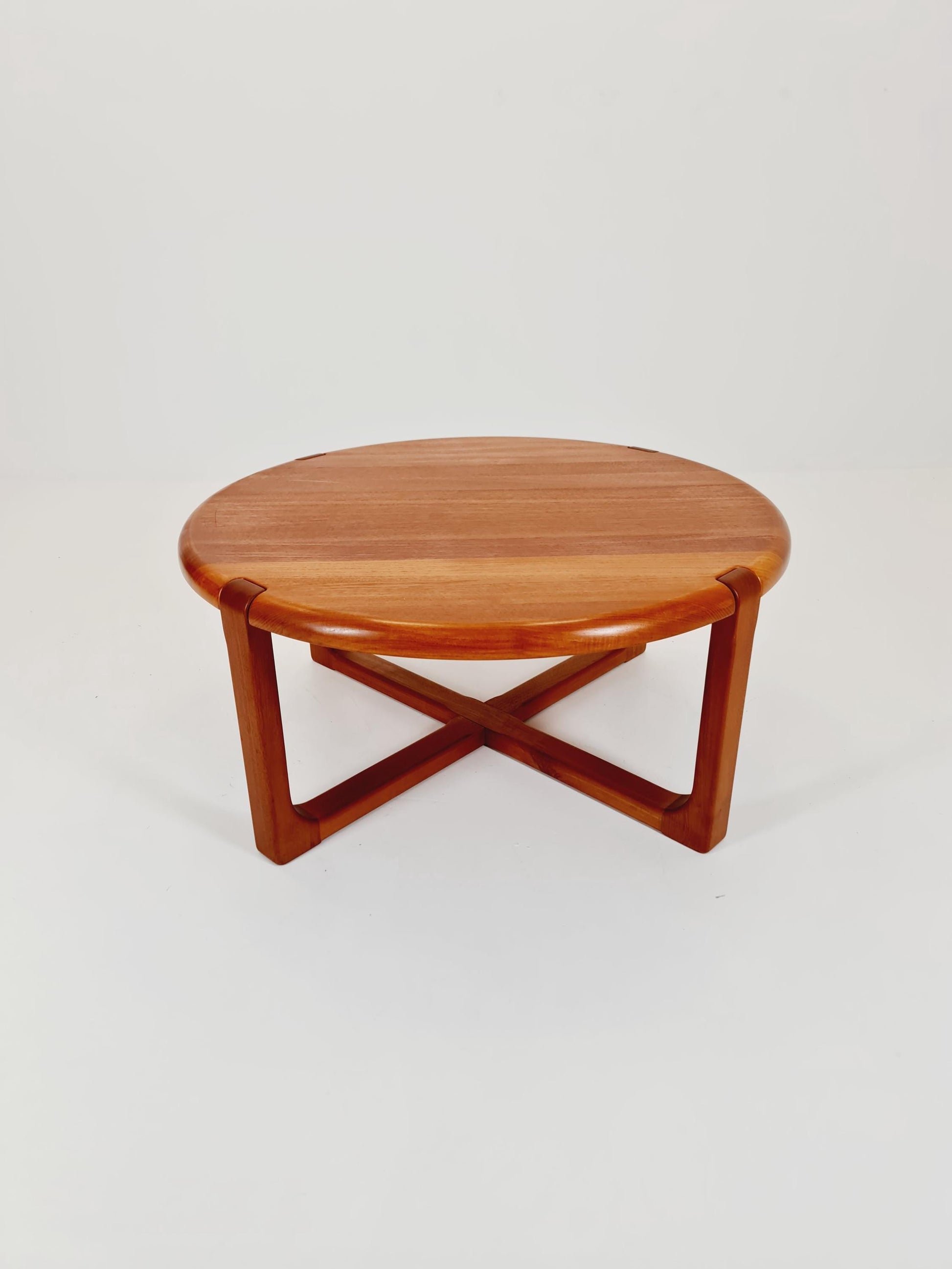 Danish Teak solid coffee table/ side table By Niels Bach for Randers Möbel, 1960s