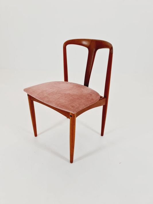 Vintage Danish teak dining chair by johannes Andersen for Uldum Mobelfabrik , 1960s,