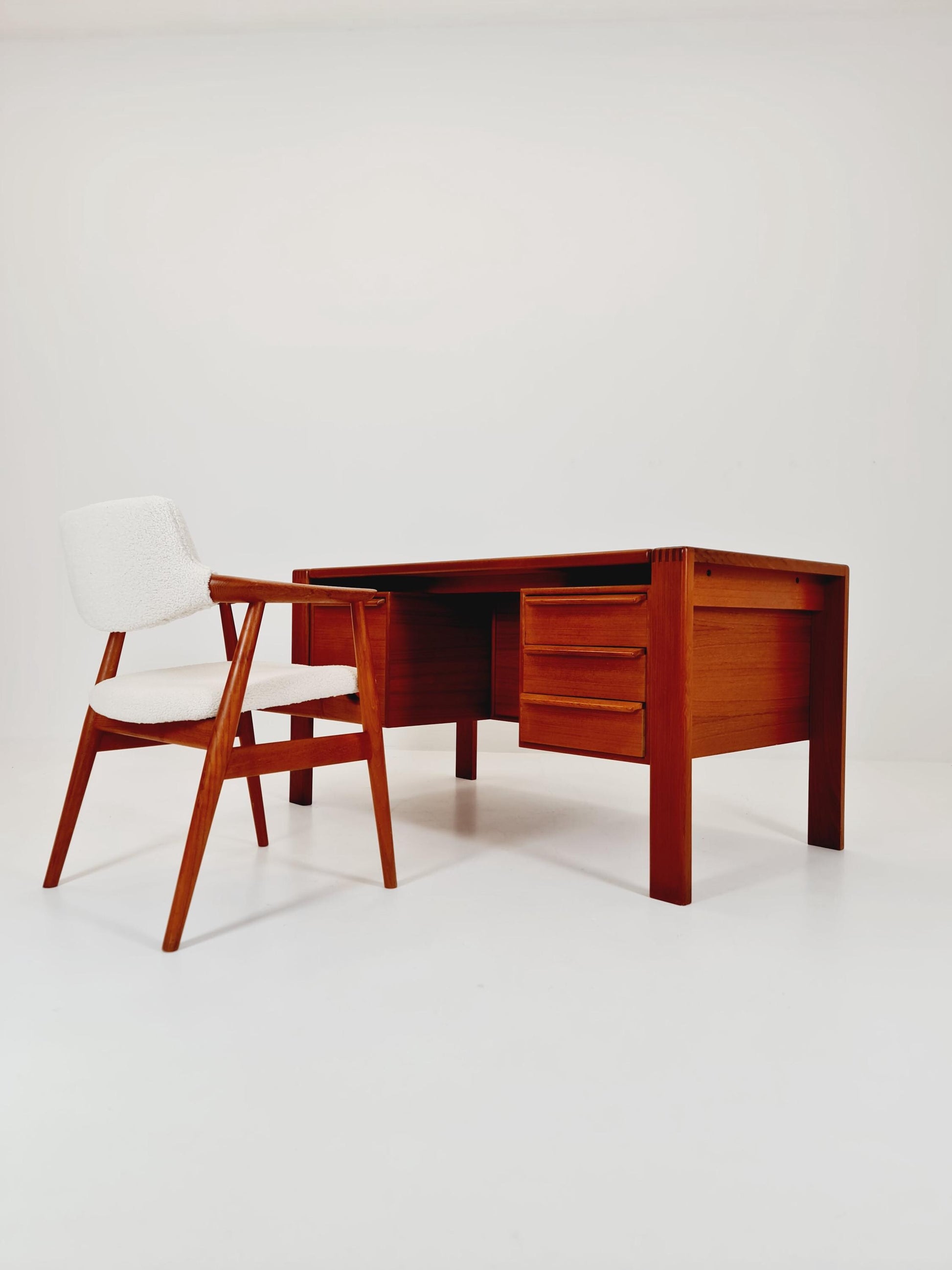 Danish vintage Solid teak for GV Møbler, Denmark, 1960s