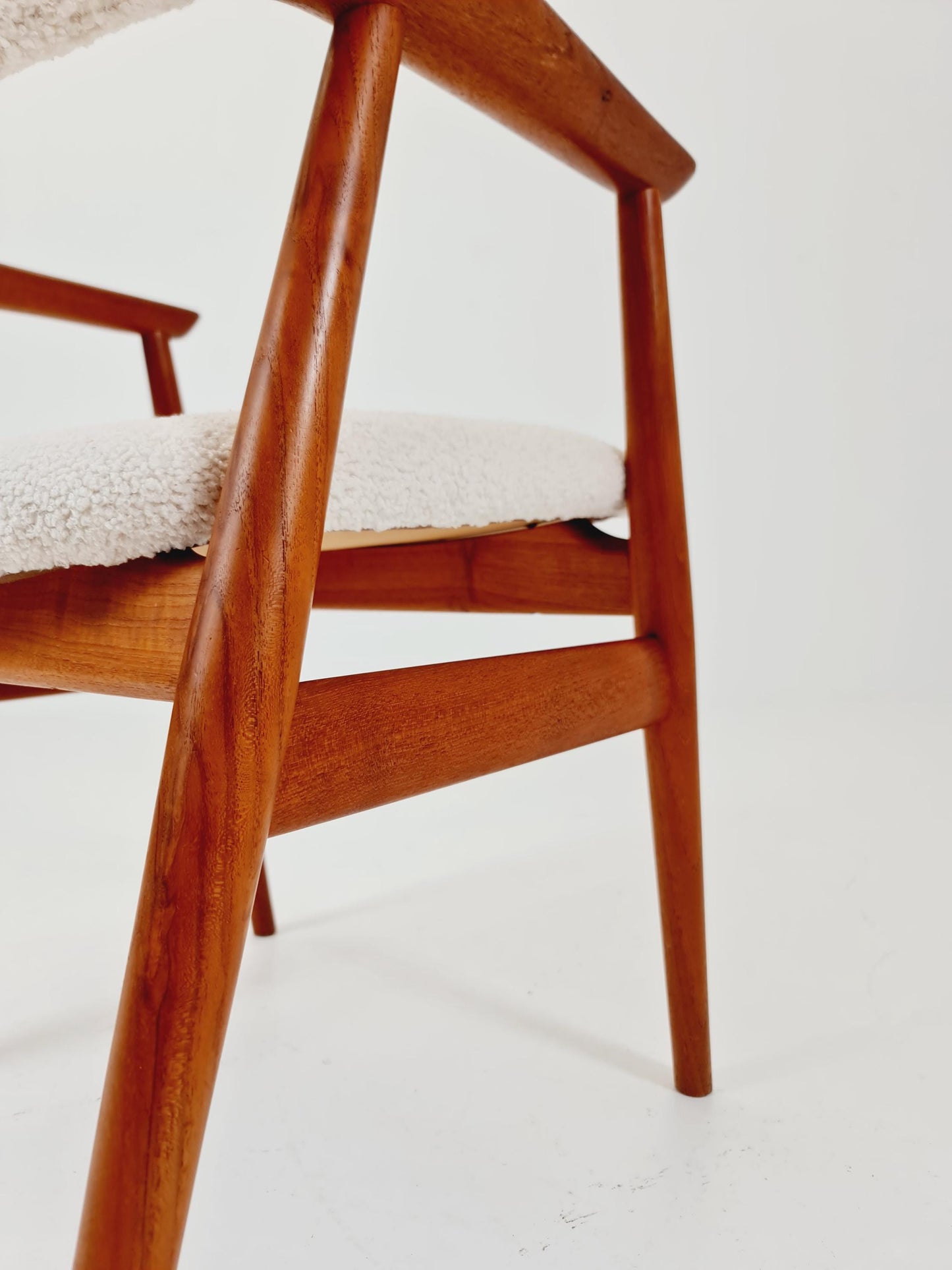 Mid century Danish Teak armchair by ERIK KIRKEGAARD for Glostrup from the 60s