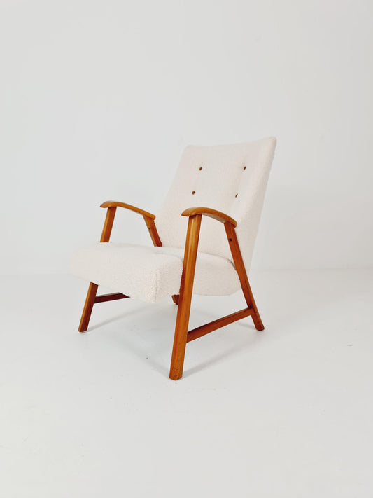 Rare Midcentury German club lounge chair, 1950s