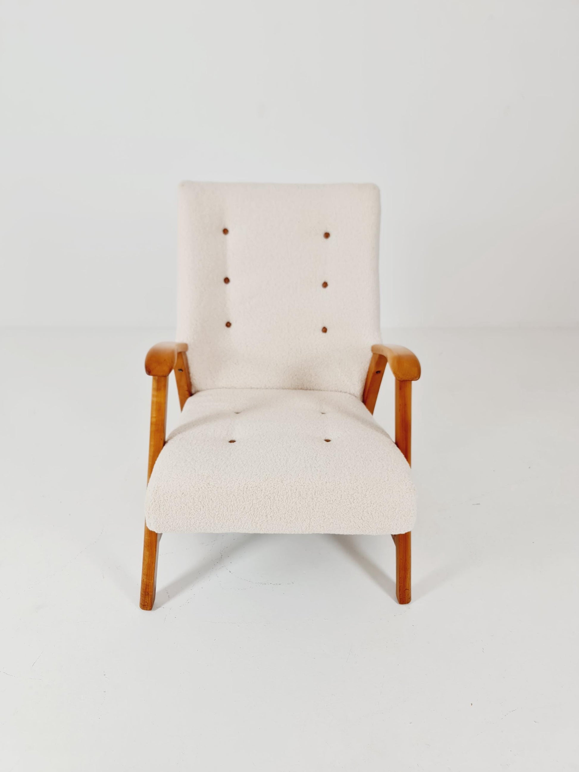 Rare Midcentury German club lounge chair, 1950s