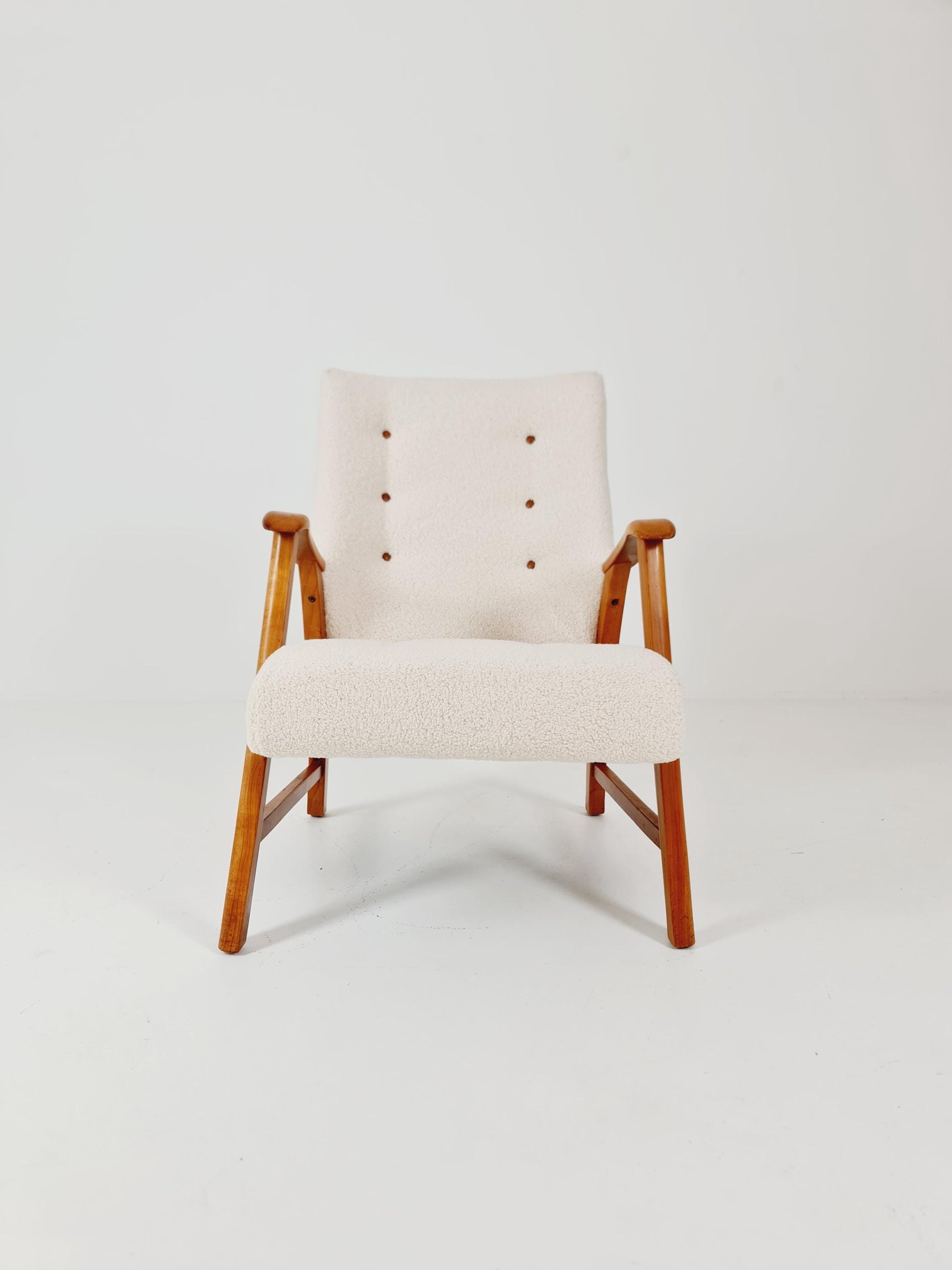Rare Midcentury German club lounge chair, 1950s