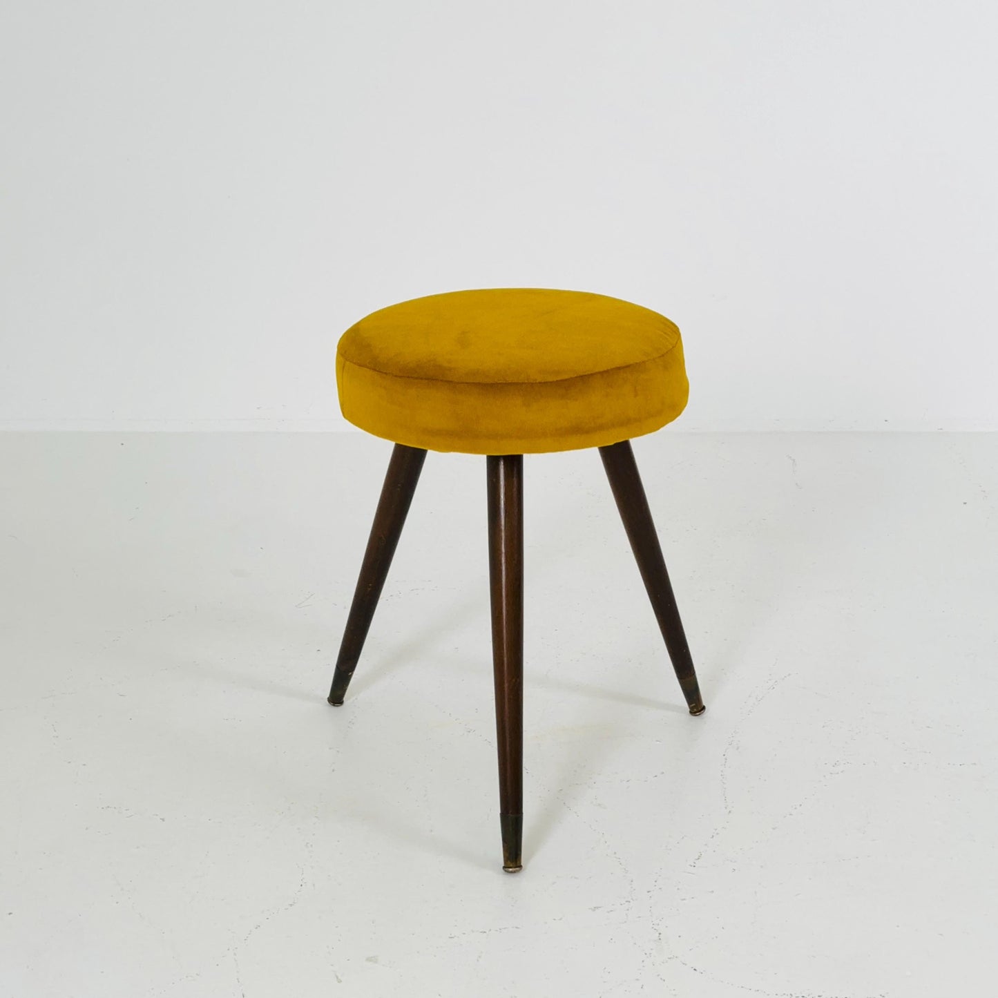 1 of 6 mid century modern stools German tripod vintage design 1960s