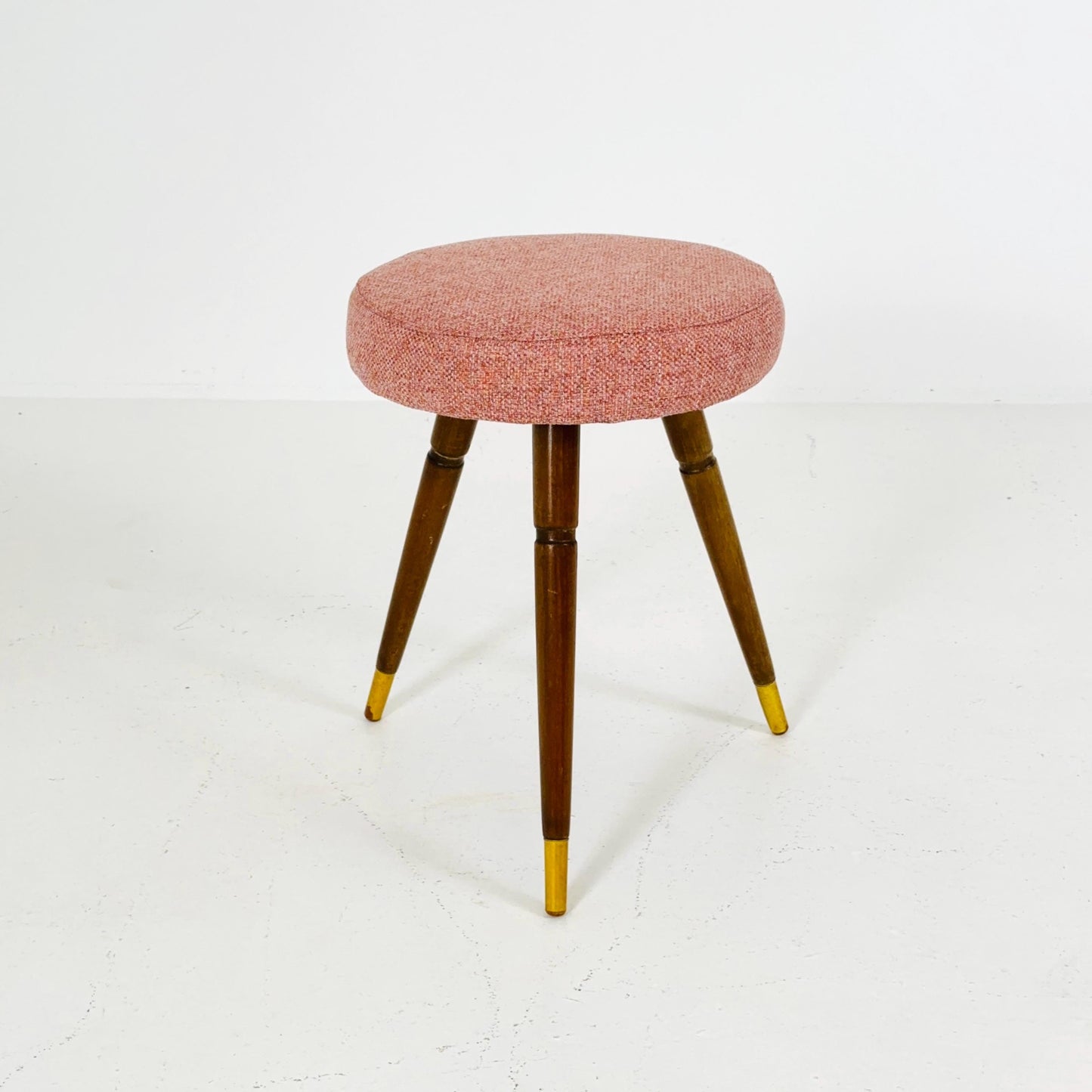 1 of 6 mid century modern stools German tripod vintage design 1960s
