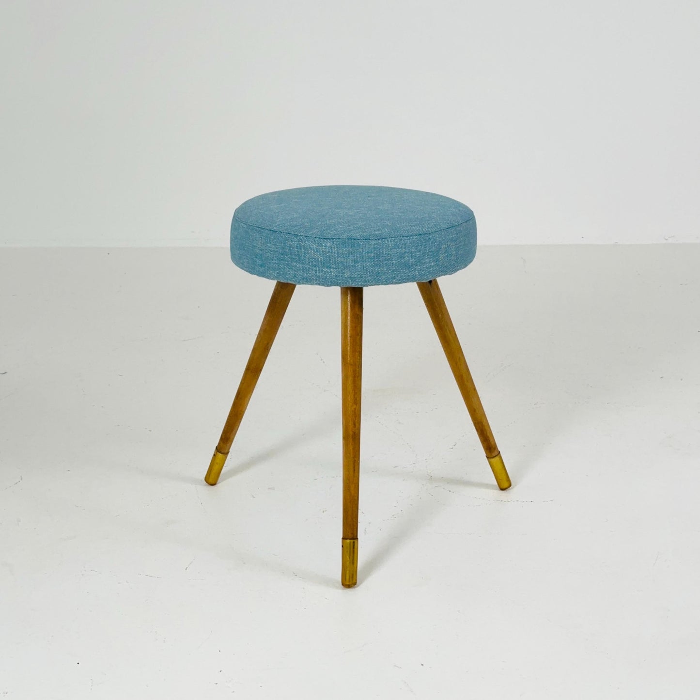 1 of 6 mid century modern stools German tripod vintage design 1960s