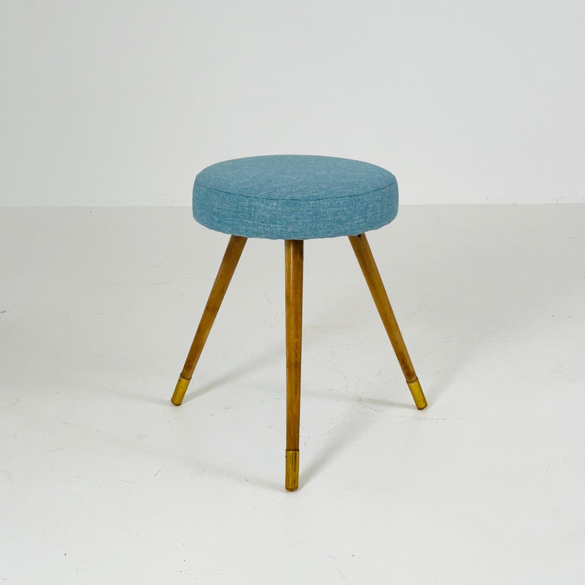 1 of 6 mid century modern stools German tripod vintage design 1960s