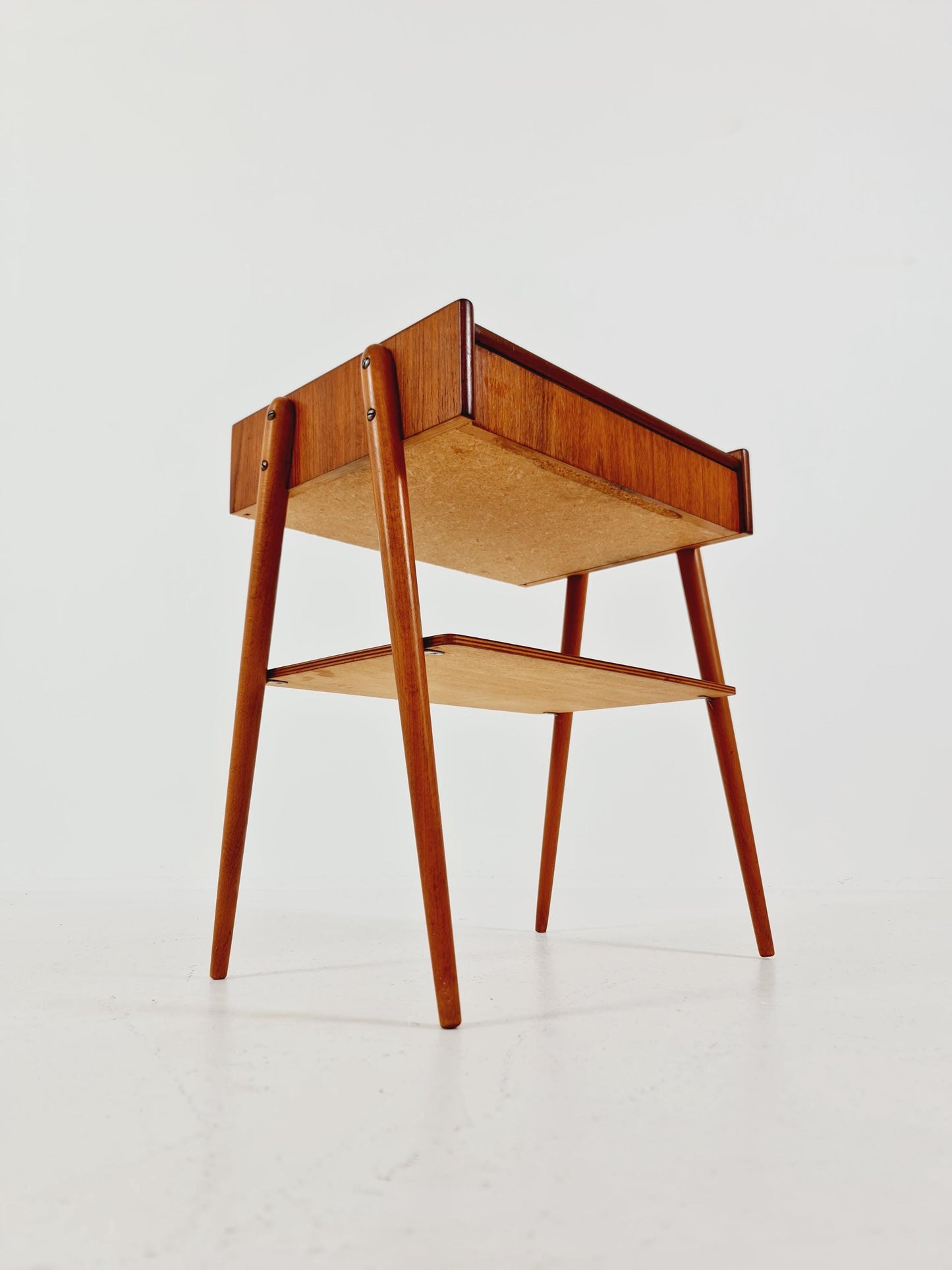 Midcentury Carlström & Co Teak Vintage Side table/ Bedside table/ Night stand straight from the sixties