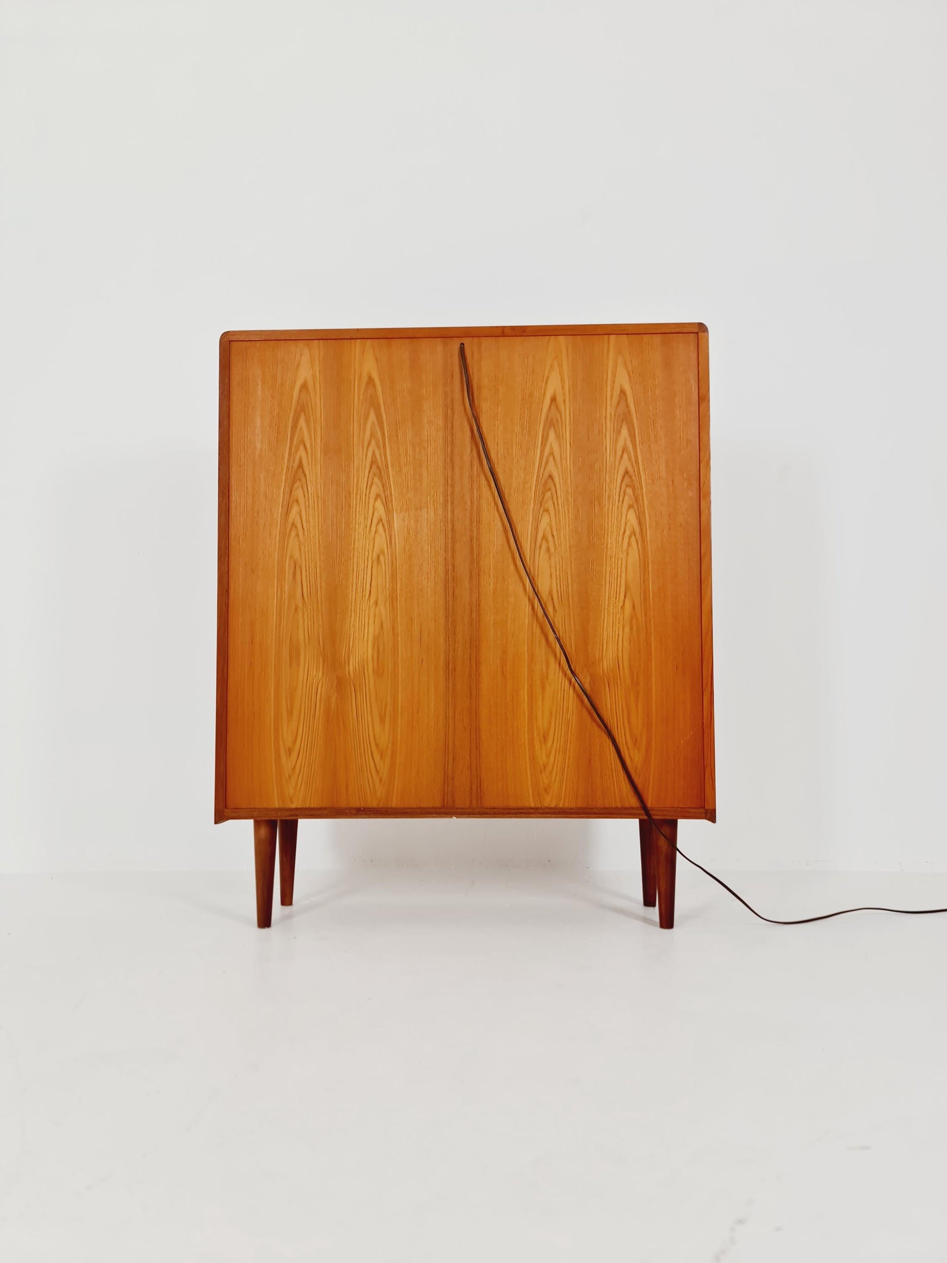 Vintage Mid century Danish Highboard Showcase by Dyrlund Møbler, Denmark, 1960s