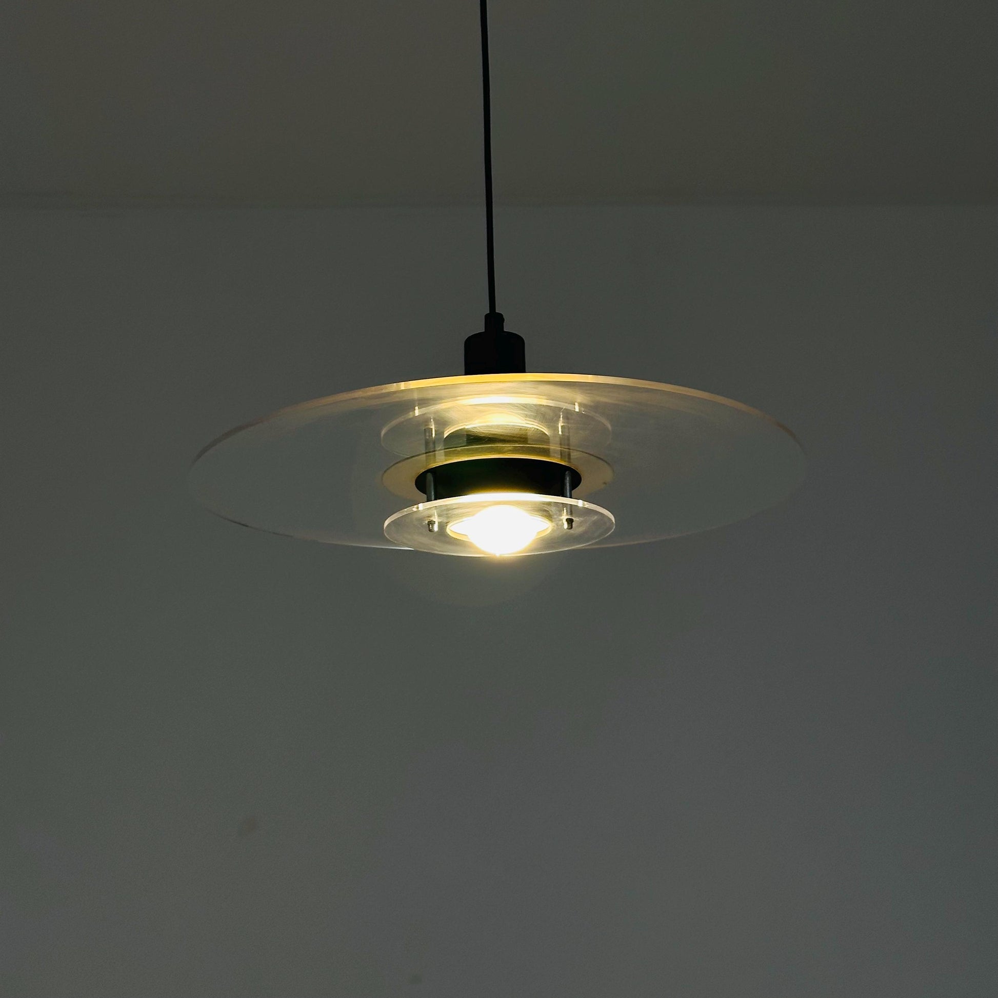 Mid Century Space Age T712 Ceiling Lamp by Ettore Sottsass for IKEA, 1970s Sweden