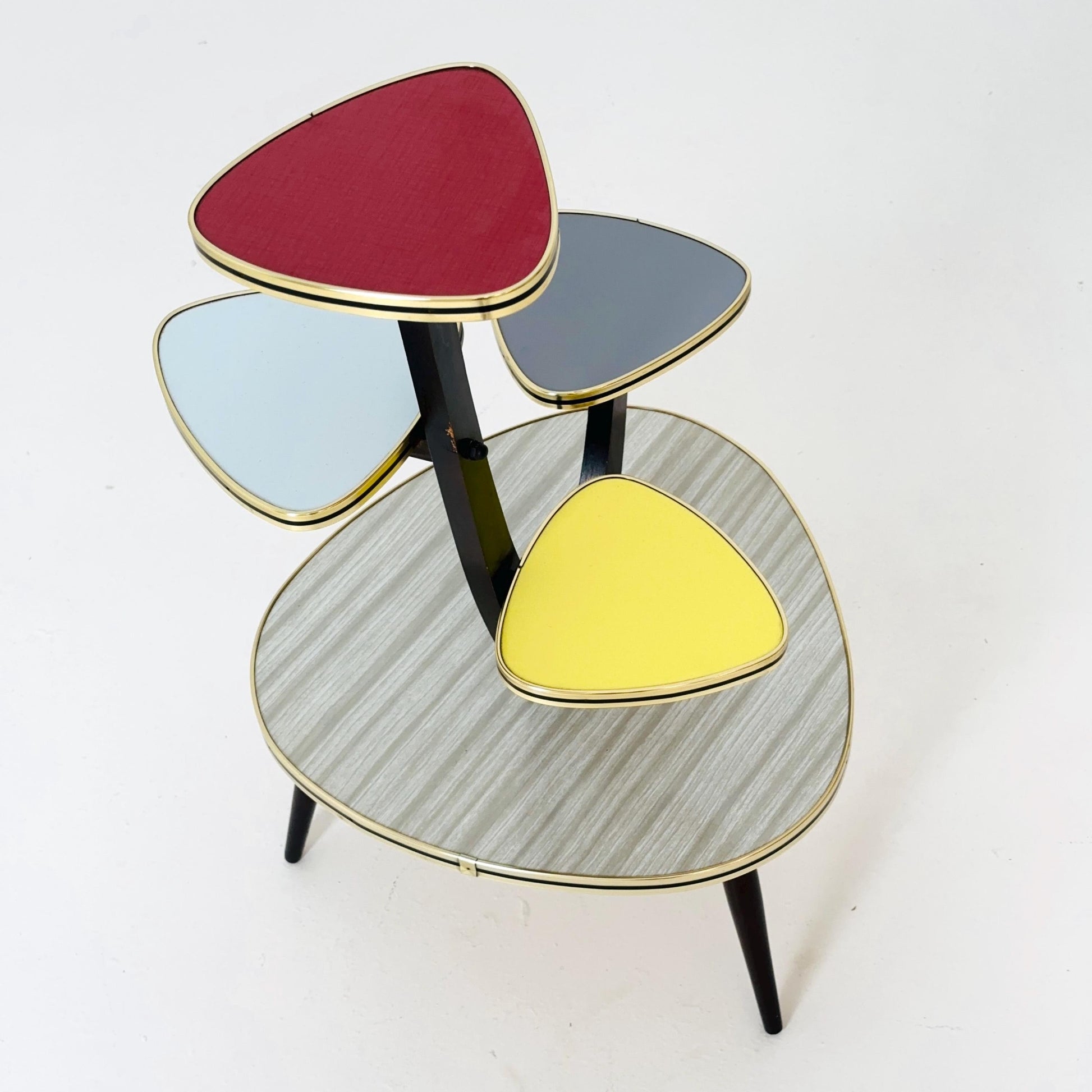 Rare Original Mid-Century German Plant Stand – 1960s Retro Flower Table Germany