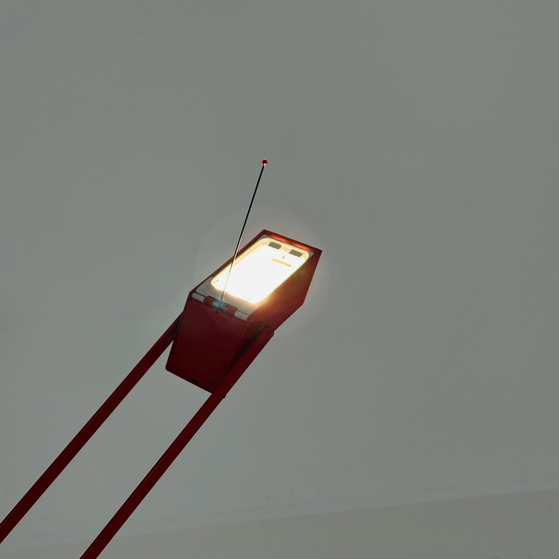 Mid century Red Italian Tizio Table Lamp by Richard Sapper for Artemide – 1970s Italy