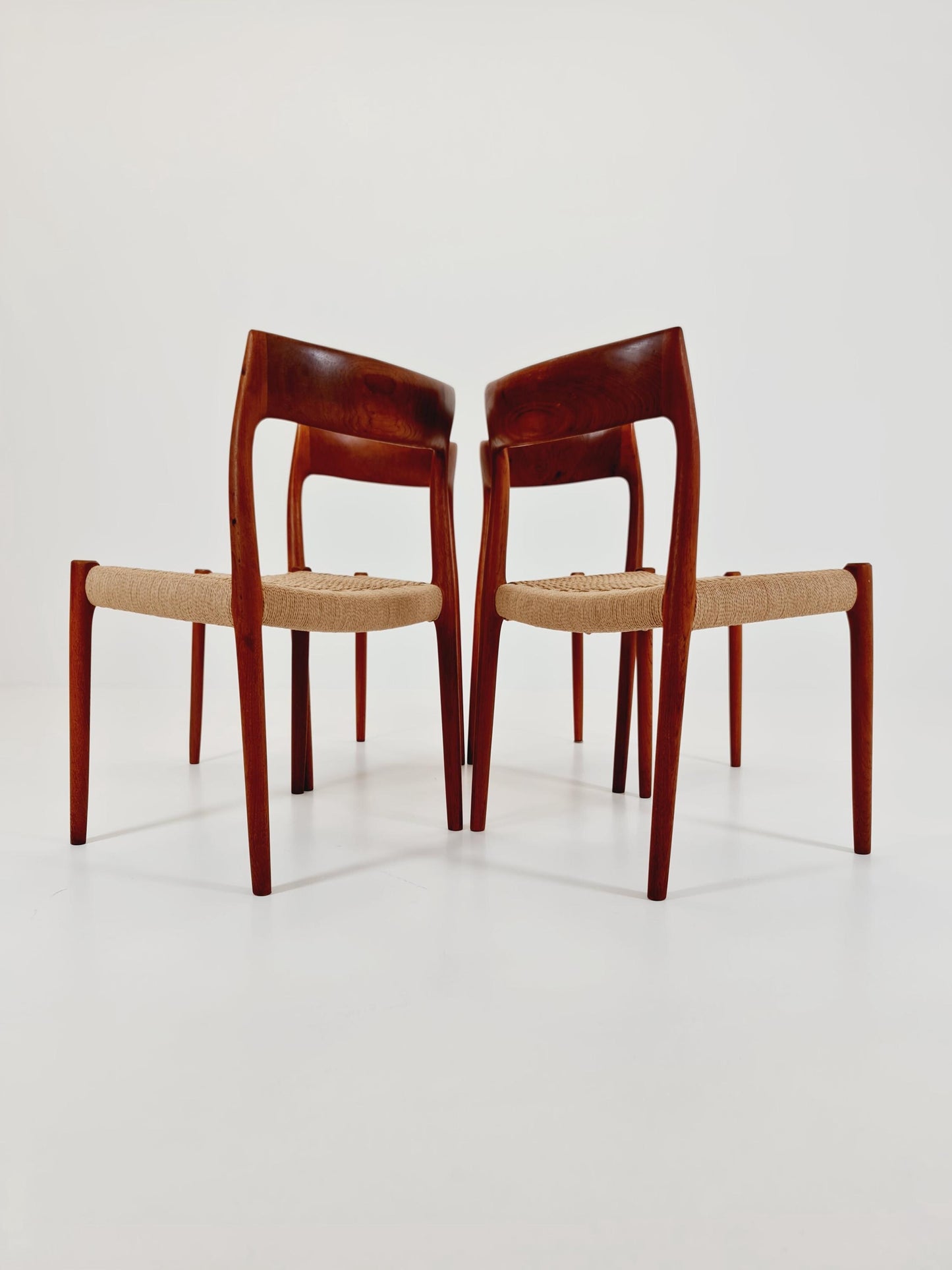 MidCentury Danish Teak Dining Chairs Niels O.Moller, 1960s, set of 4