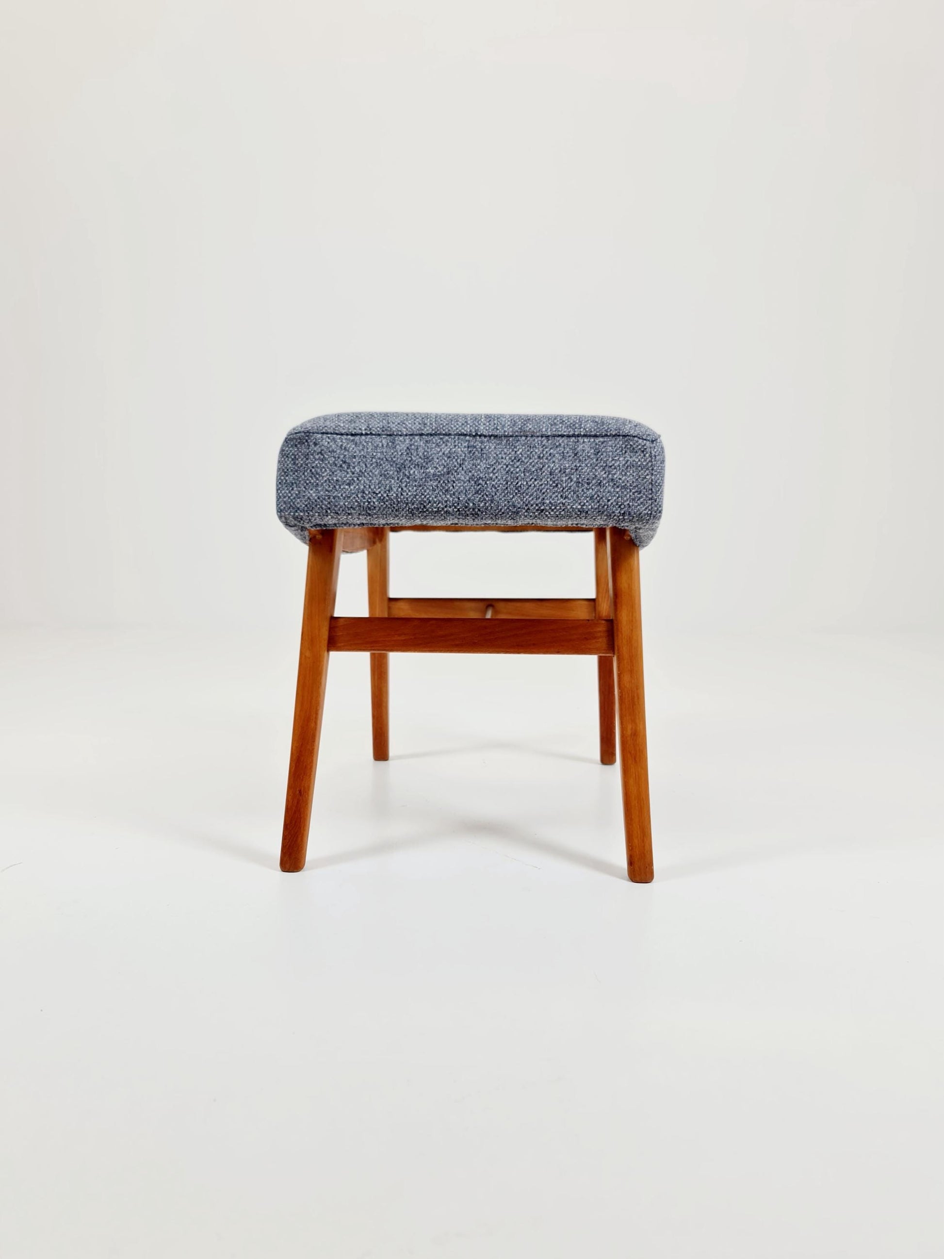 Mid century modern German ottoman/footstool make up stool from the 50s