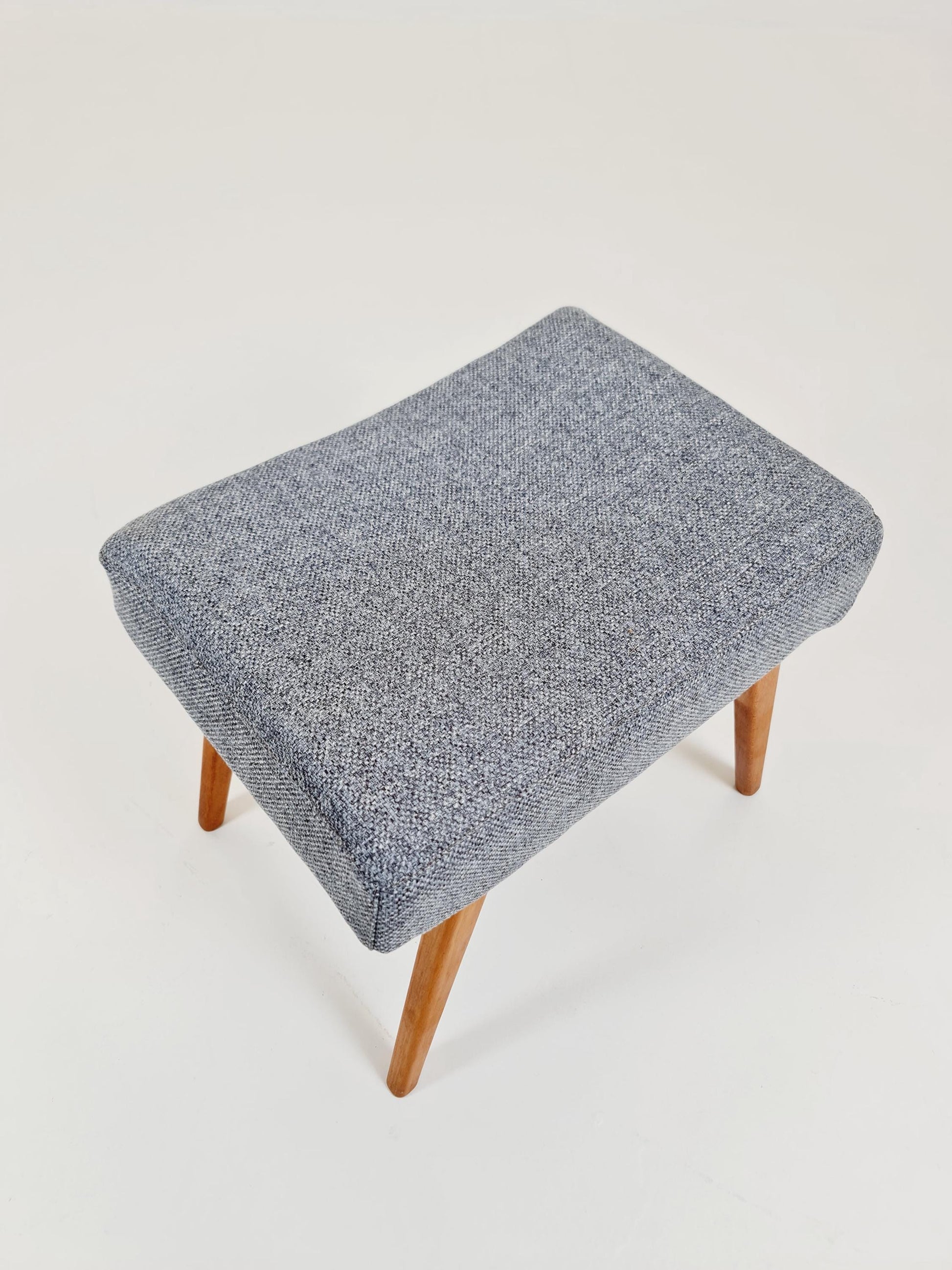 Mid century modern German ottoman/footstool make up stool from the 50s