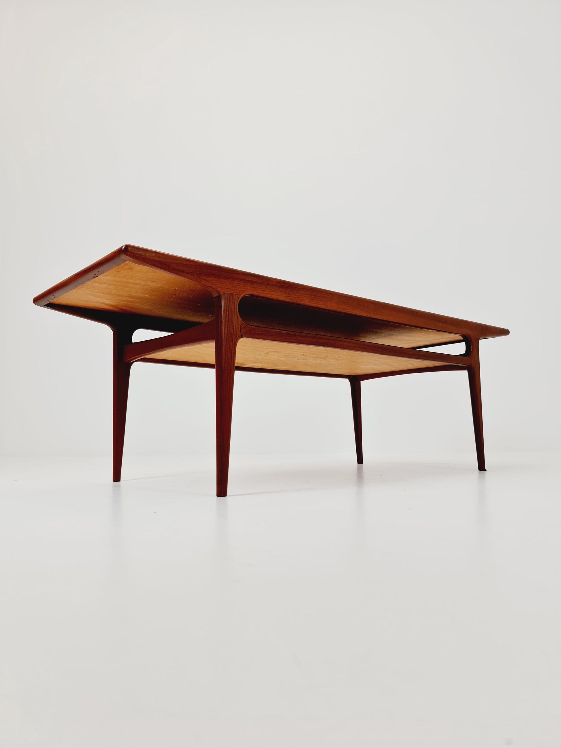 Danish Teak Coffee Table by Johannes Andersen , 1960s