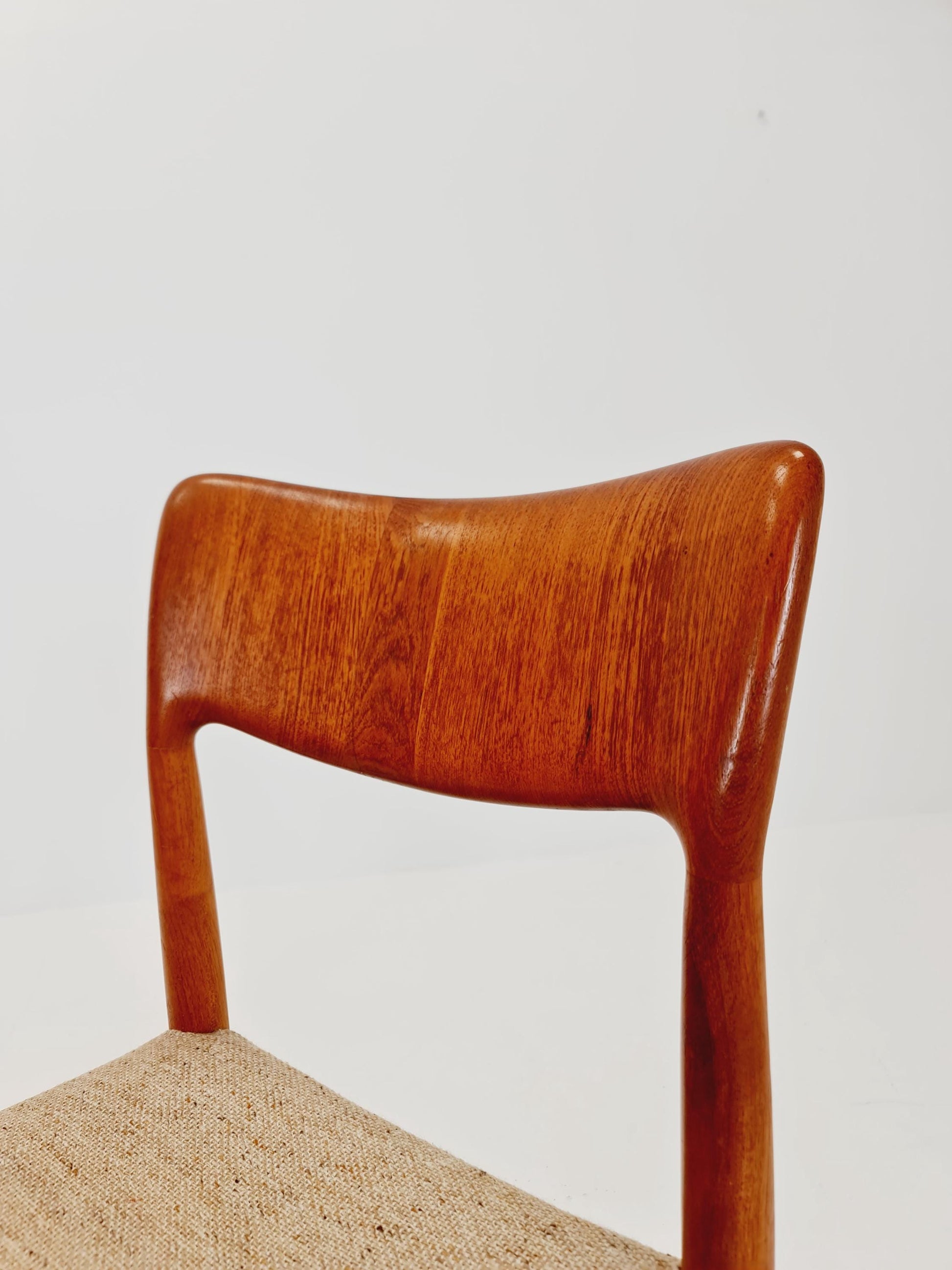 Vintage Danish solid teak dining chairs by Botinge , , 1960s, Set of 4