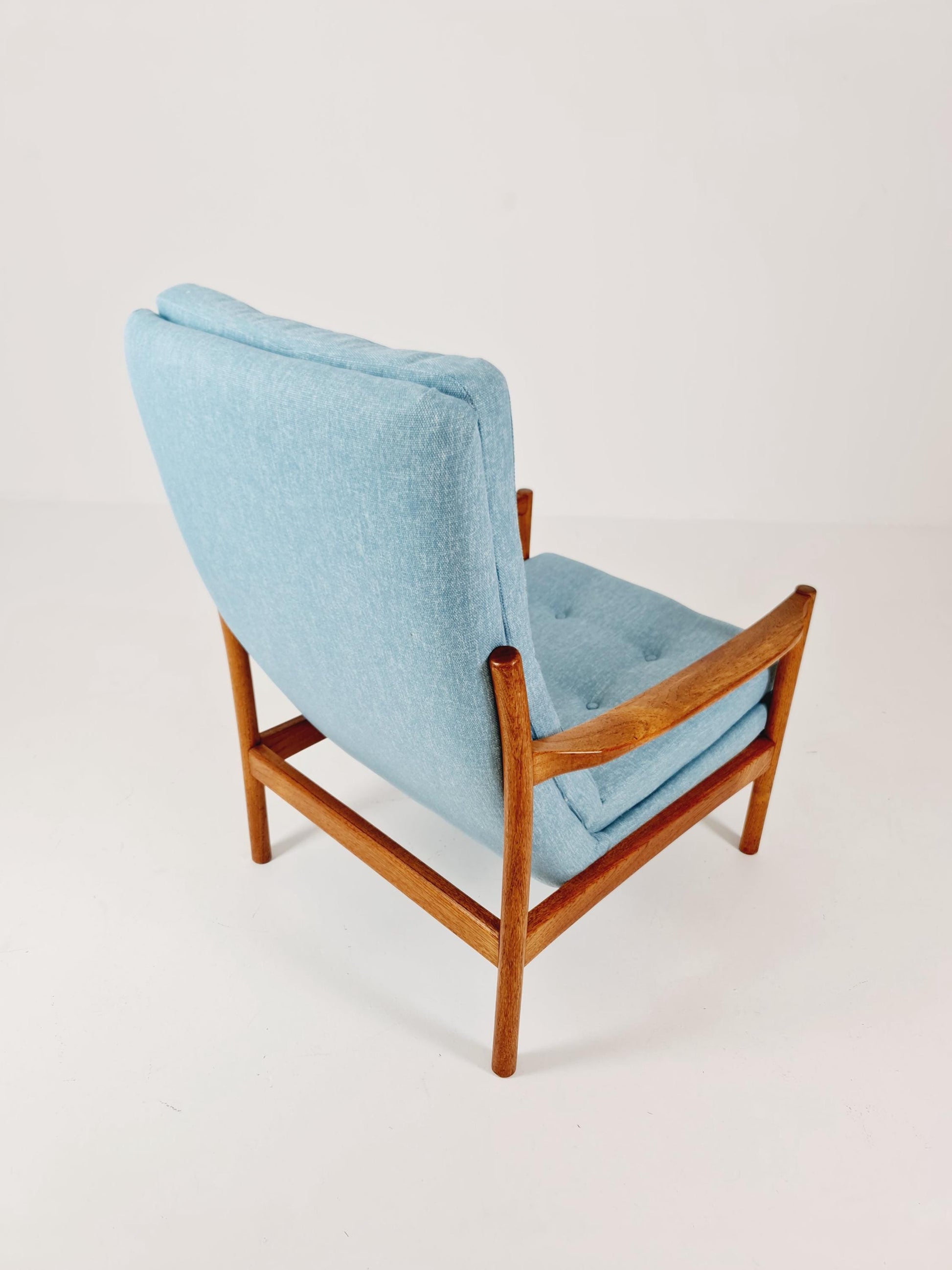 Mid Century Solid Teak lounge chair/ Easy chair , 1960s