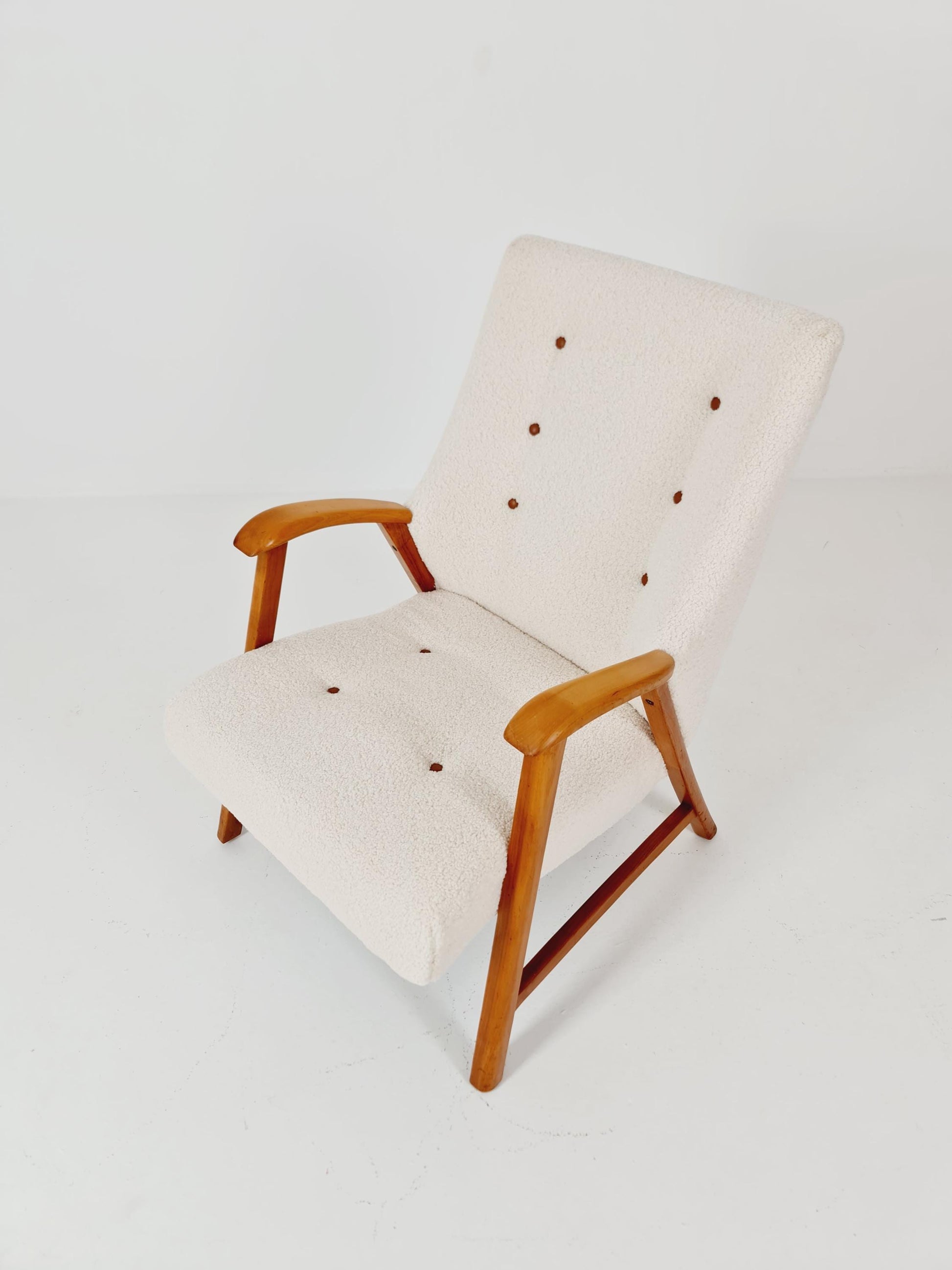 Rare Midcentury German club lounge chair, 1950s
