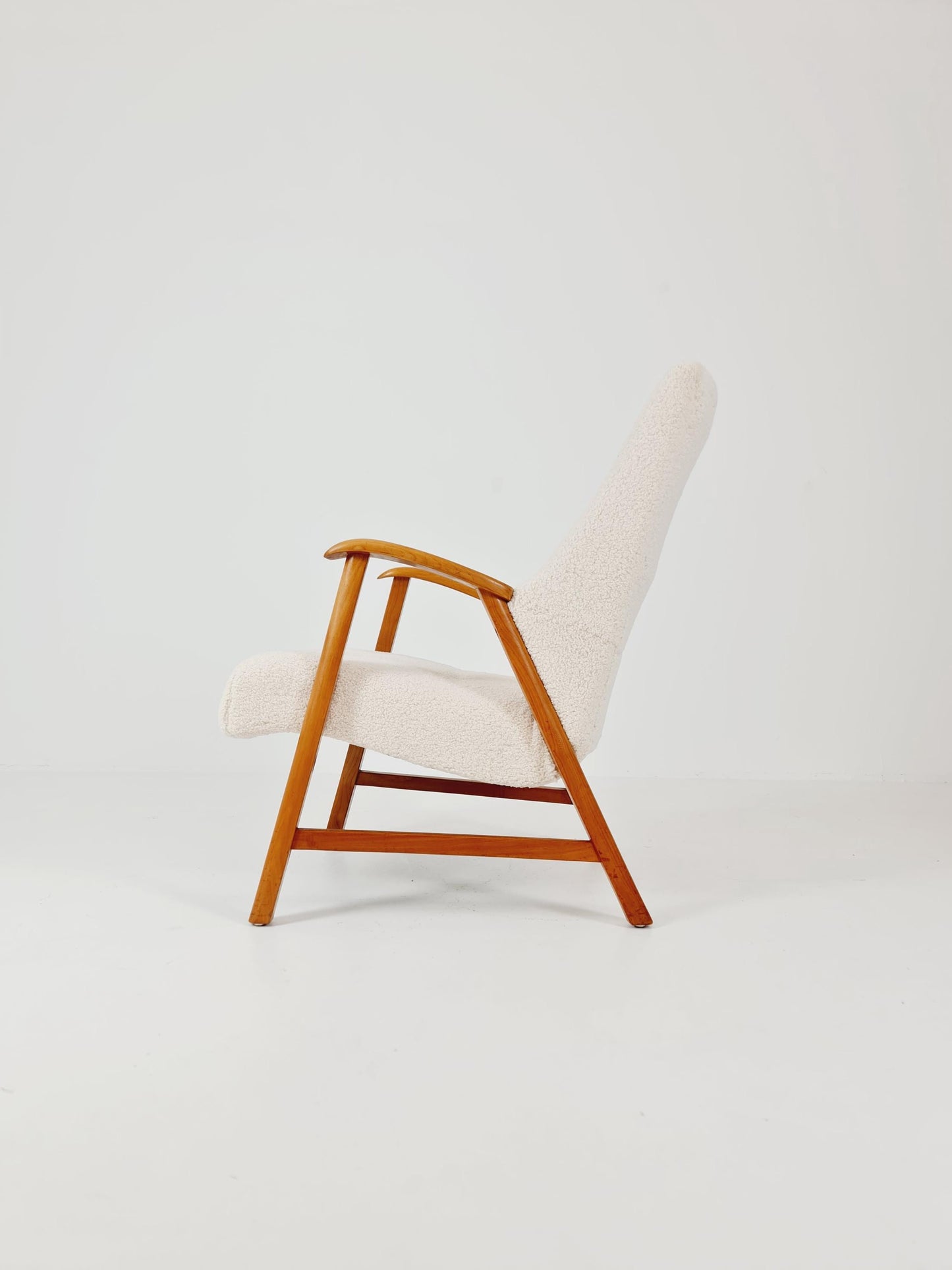 Rare Midcentury German club lounge chair, 1950s