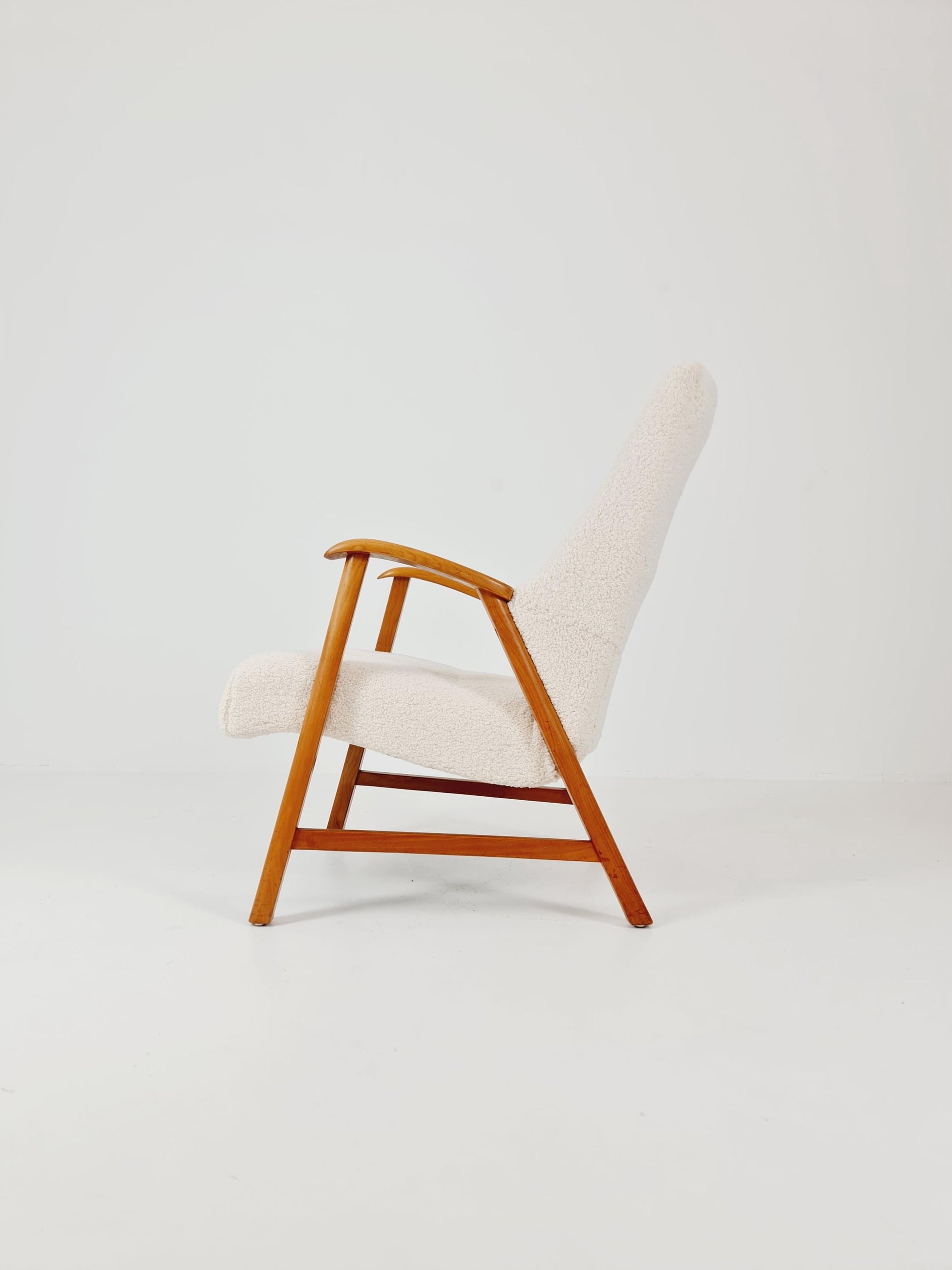 Rare Midcentury German club lounge chair, 1950s