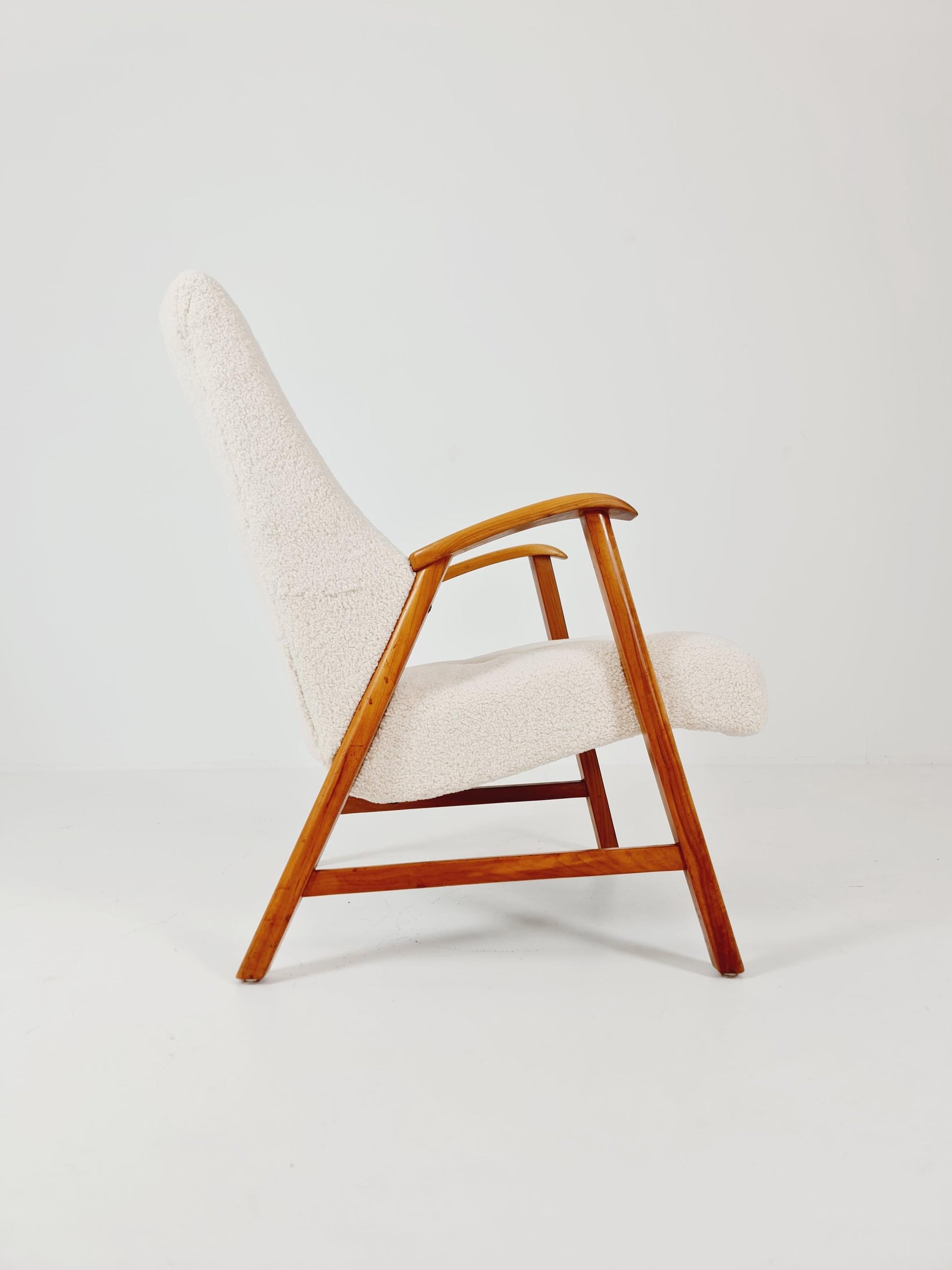 Rare Midcentury German club lounge chair, 1950s