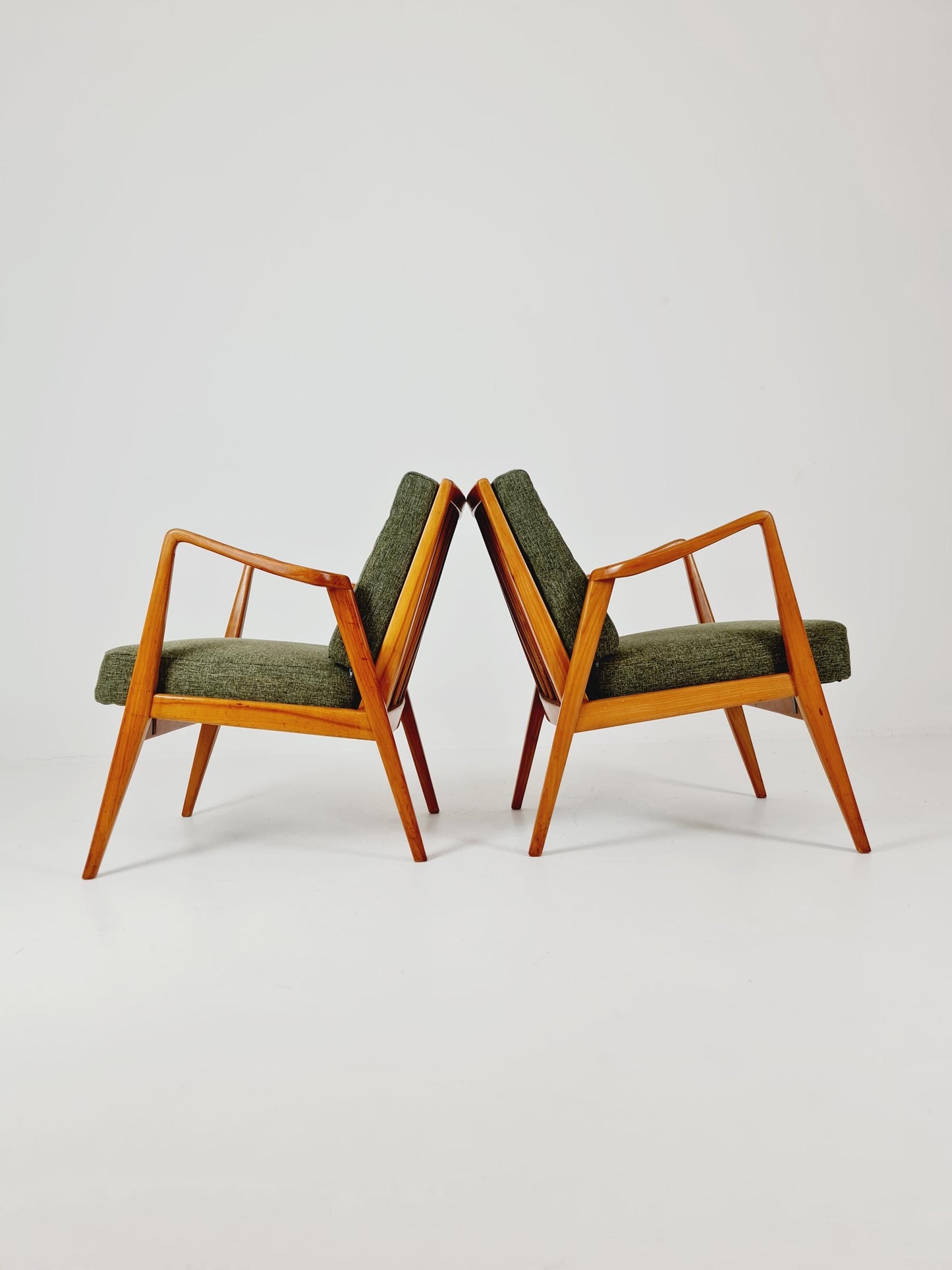 Midcentury easy chairs by Walter Knoll for Knoll Antimott , Germany, 1960s, Set of 2