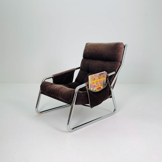 Mid century lounge chair By Gillis Lundgren Ikea Hoss Sweden 1970s