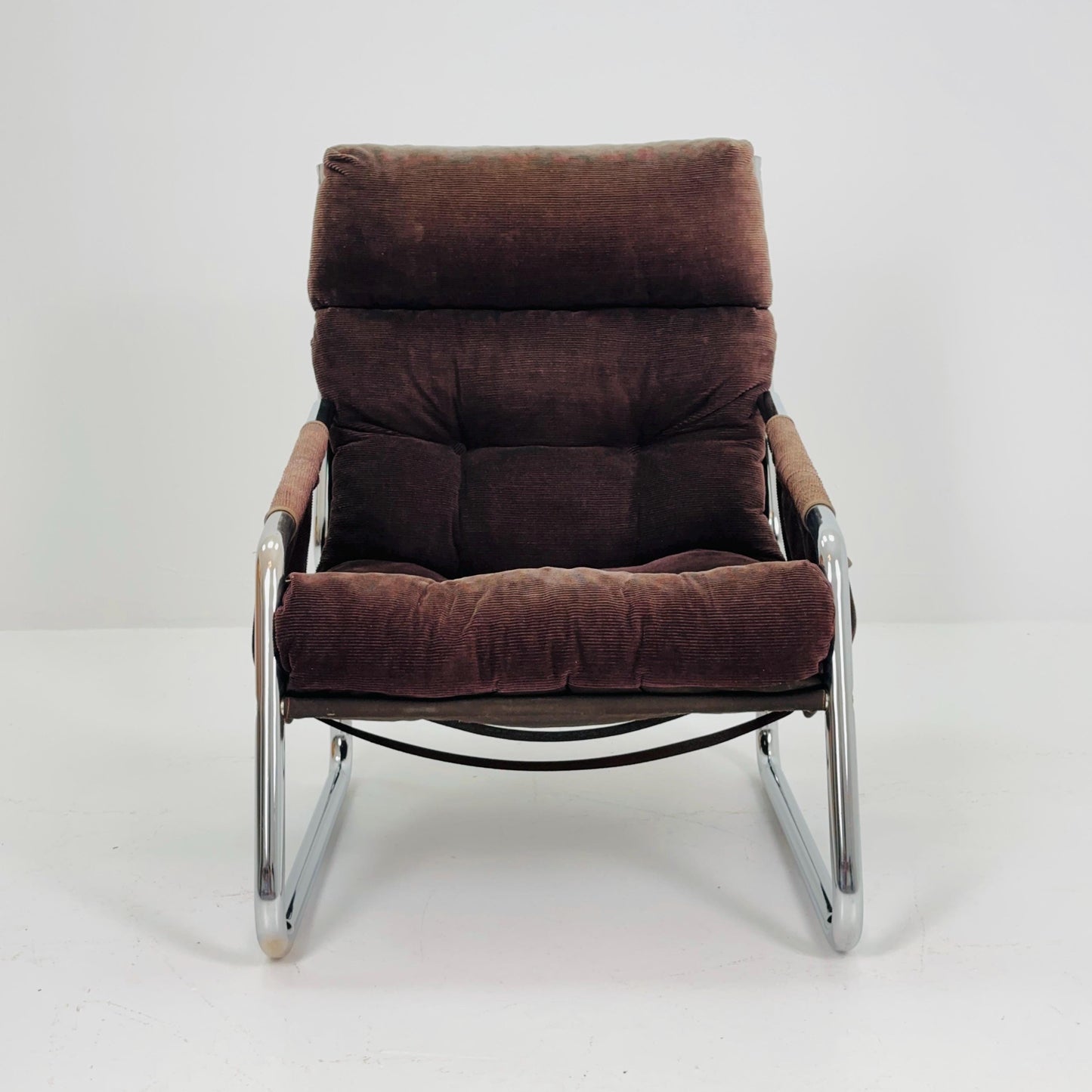 Mid century lounge chair By Gillis Lundgren Ikea Hoss Sweden 1970s